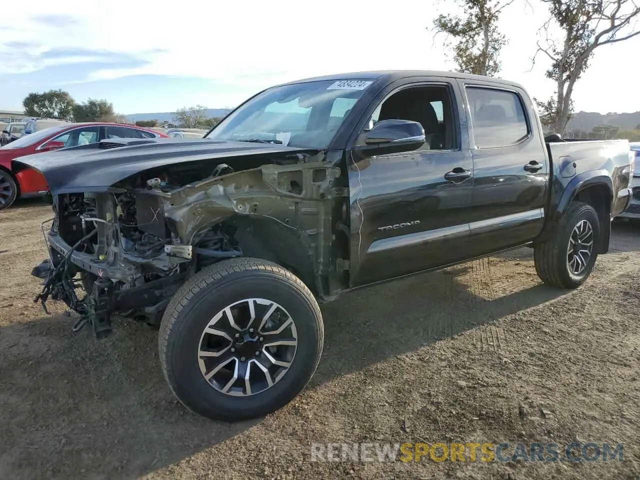 1 fotografías del automóvil dañado 3TMCZ5AN3MM375751 TOYOTA TACOMA 2021