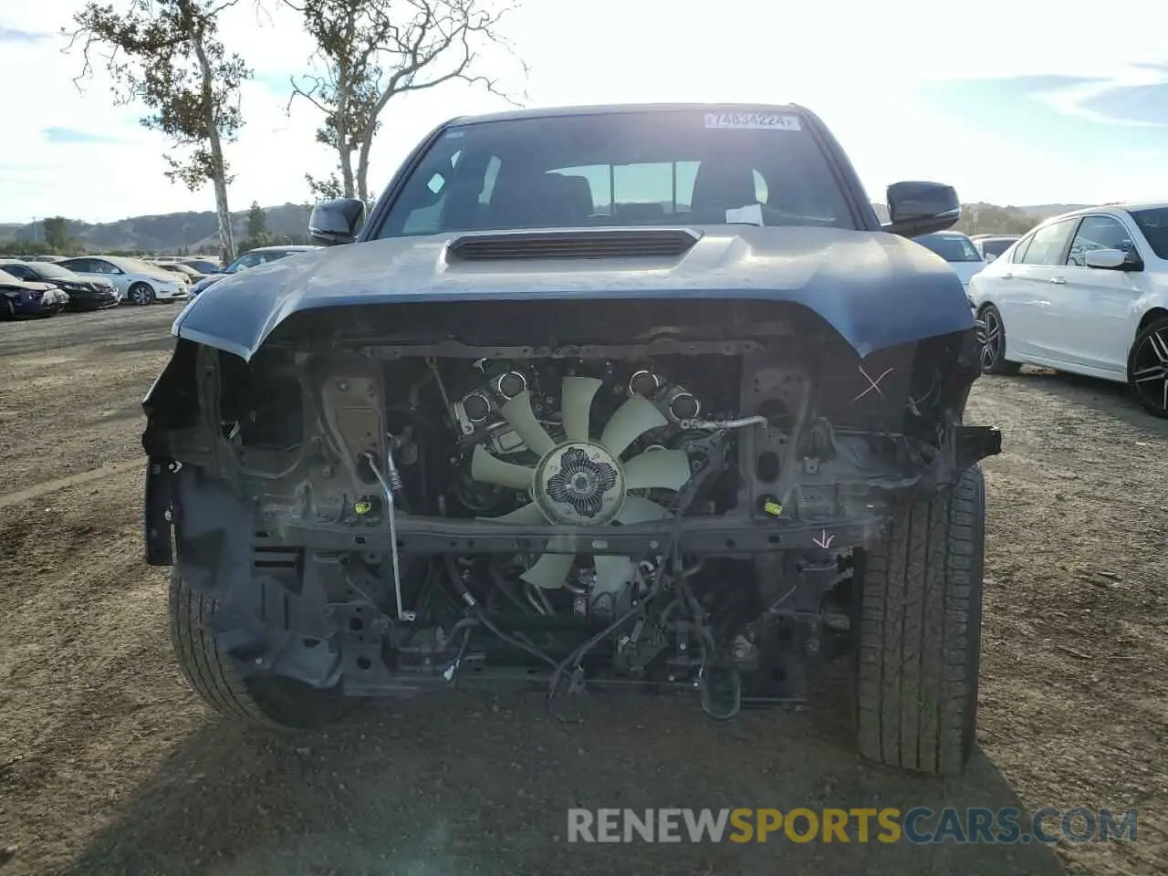 5 fotografías del automóvil dañado 3TMCZ5AN3MM375751 TOYOTA TACOMA 2021