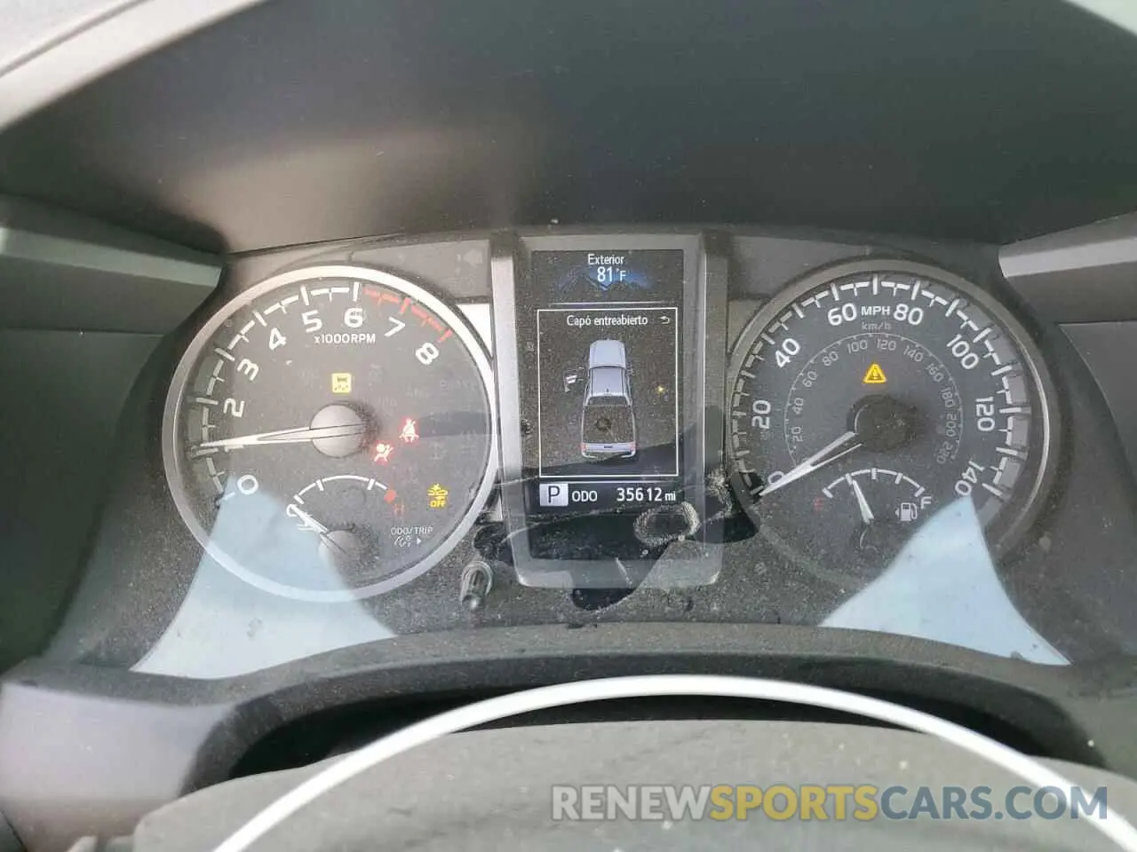 9 fotografías del automóvil dañado 3TMCZ5AN3MM375751 TOYOTA TACOMA 2021