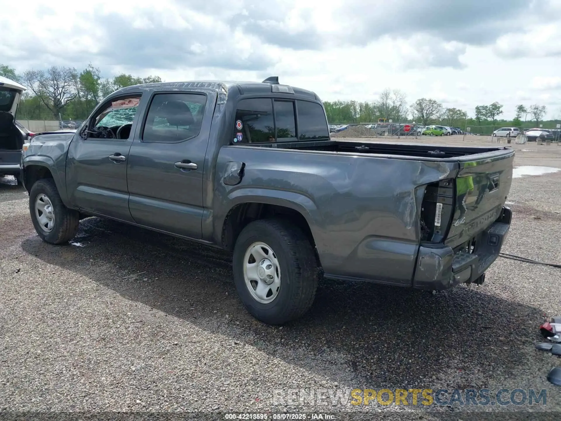 3 fotografías del automóvil dañado 3TMCZ5AN3MM391061 TOYOTA TACOMA 2021