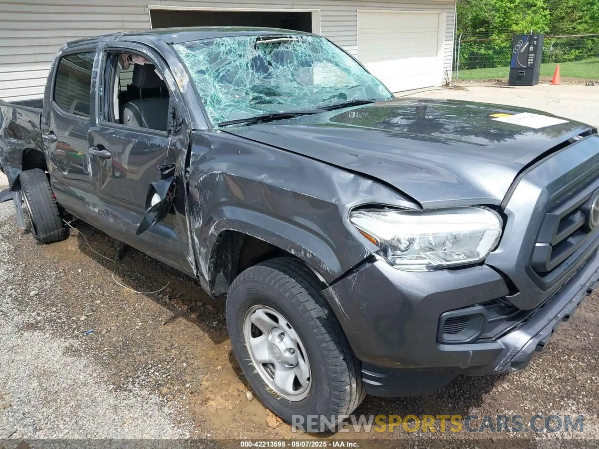 6 fotografías del automóvil dañado 3TMCZ5AN3MM391061 TOYOTA TACOMA 2021