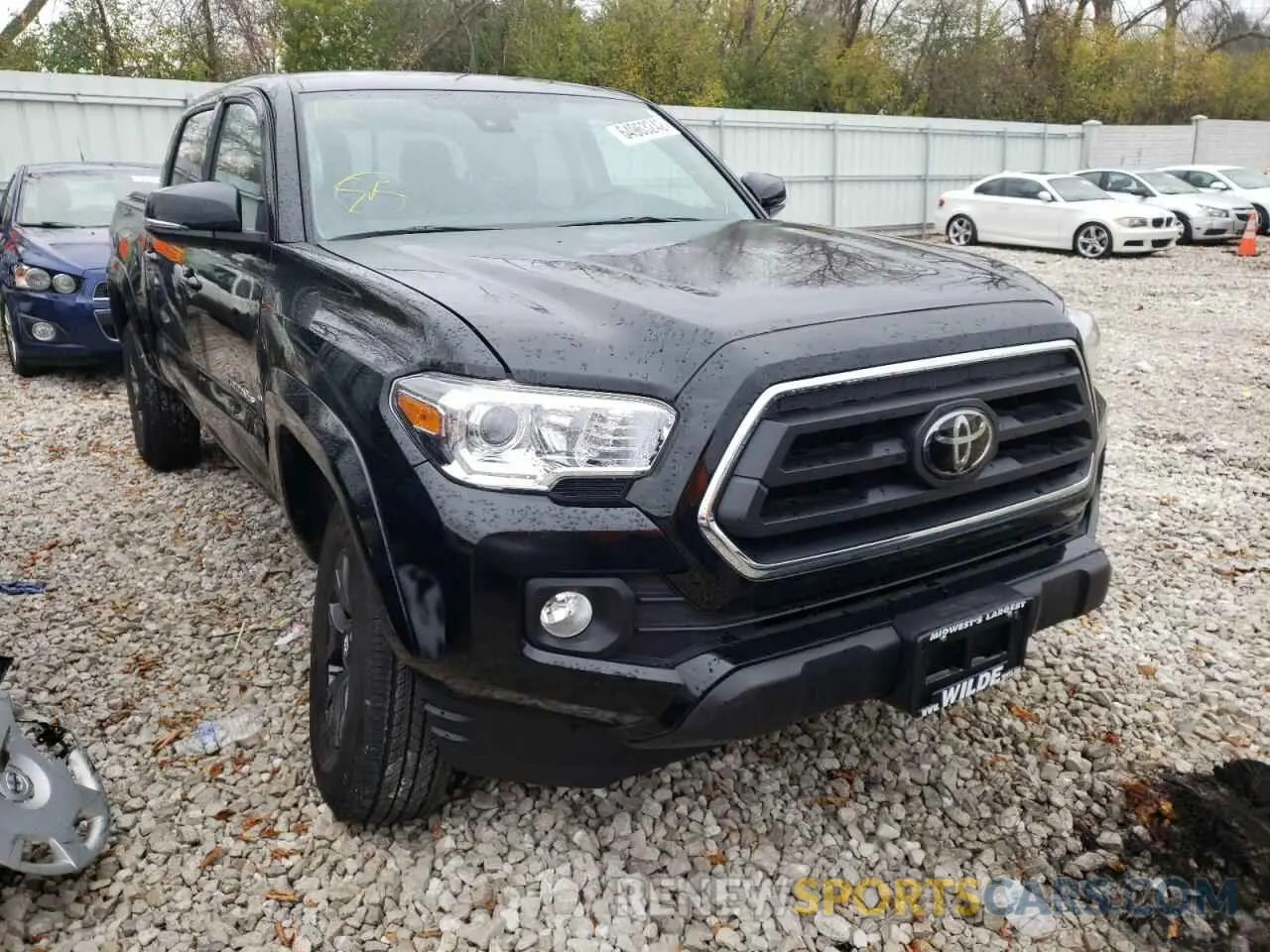 1 fotografías del automóvil dañado 3TMCZ5AN3MM410160 TOYOTA TACOMA 2021