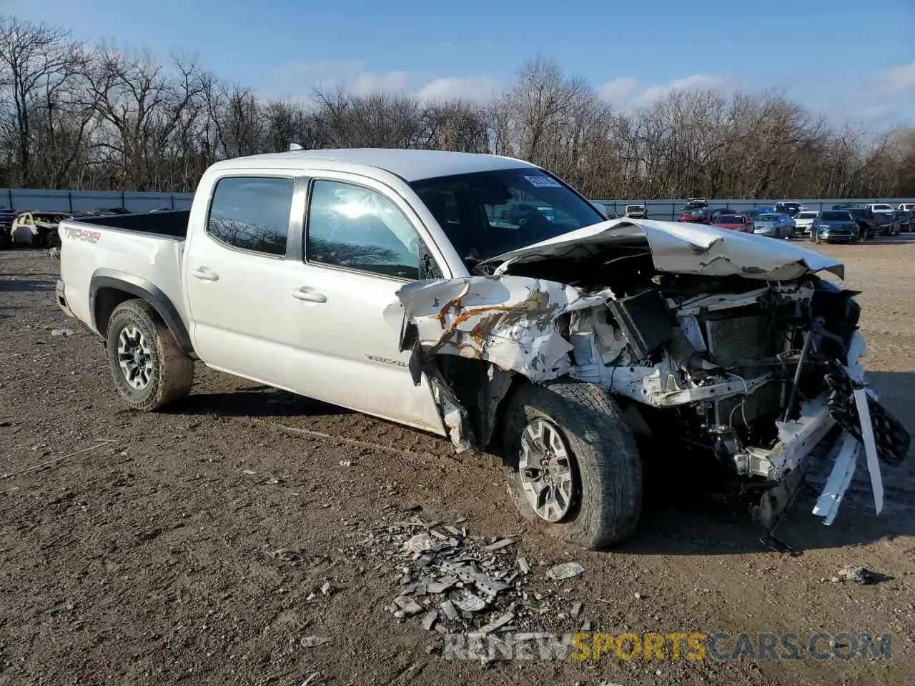 4 fotografías del automóvil dañado 3TMCZ5AN3MM436290 TOYOTA TACOMA 2021