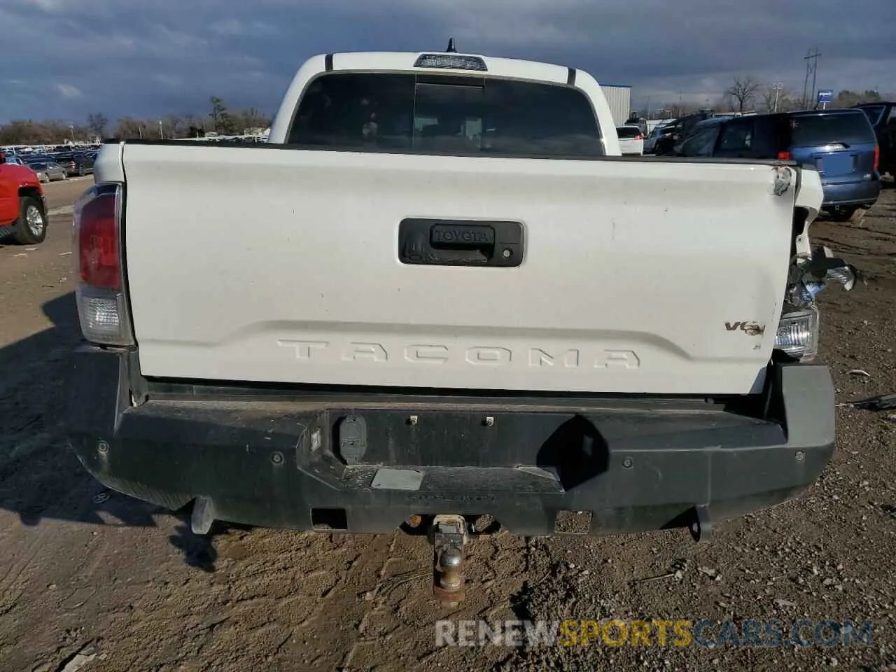 6 fotografías del automóvil dañado 3TMCZ5AN3MM436290 TOYOTA TACOMA 2021