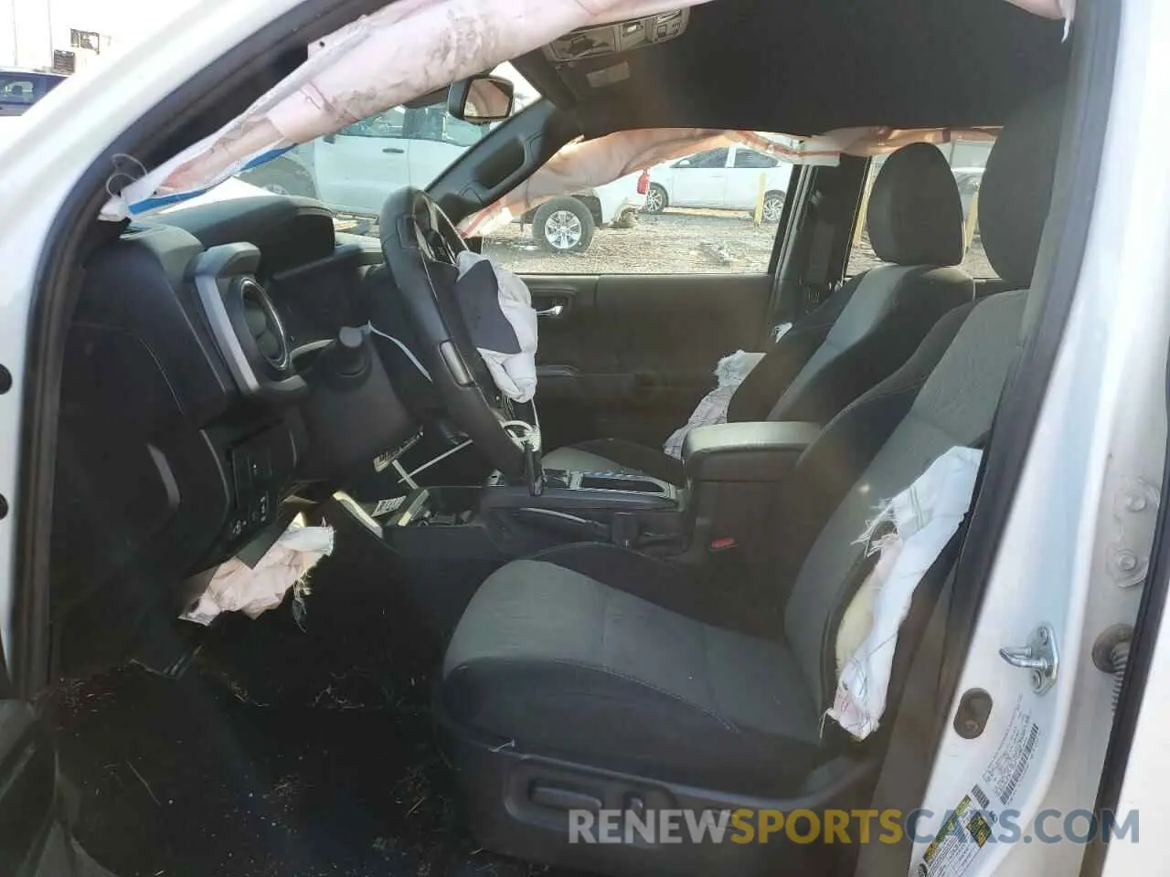 7 fotografías del automóvil dañado 3TMCZ5AN3MM436290 TOYOTA TACOMA 2021