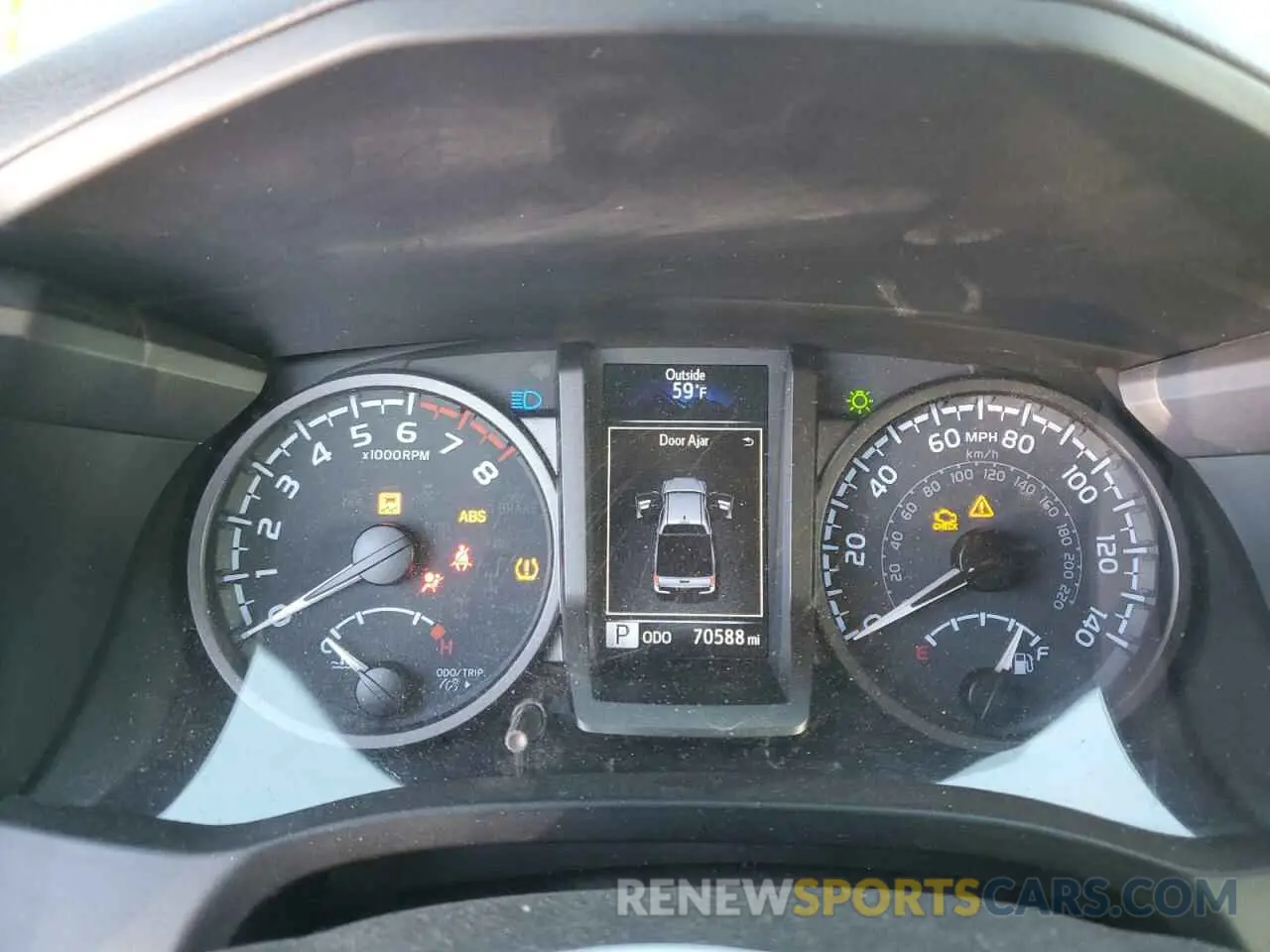 9 fotografías del automóvil dañado 3TMCZ5AN3MM436290 TOYOTA TACOMA 2021