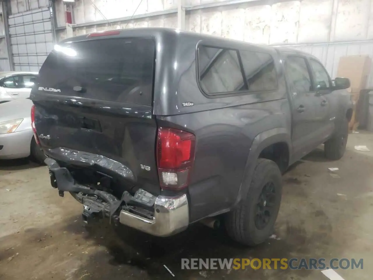 4 fotografías del automóvil dañado 3TMCZ5AN3MM449136 TOYOTA TACOMA 2021