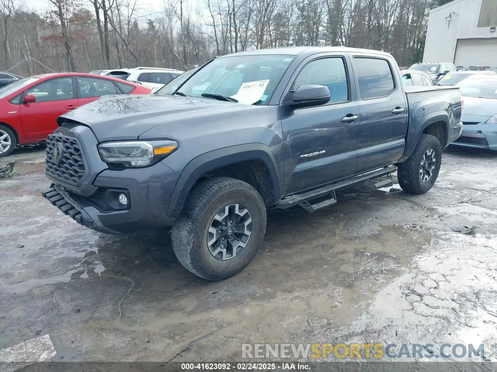2 fotografías del automóvil dañado 3TMCZ5AN4MM405467 TOYOTA TACOMA 2021