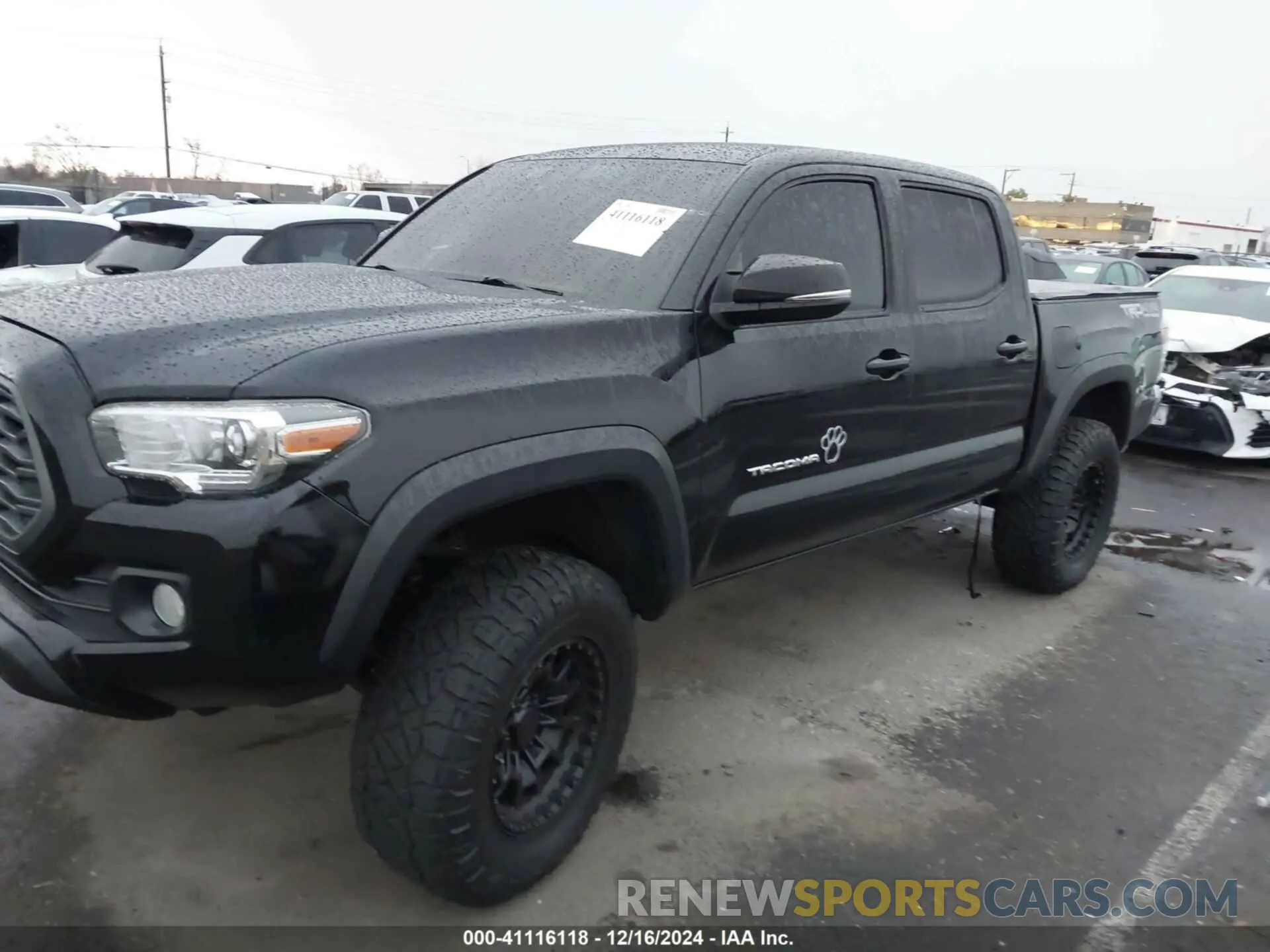 2 fotografías del automóvil dañado 3TMCZ5AN4MM411415 TOYOTA TACOMA 2021