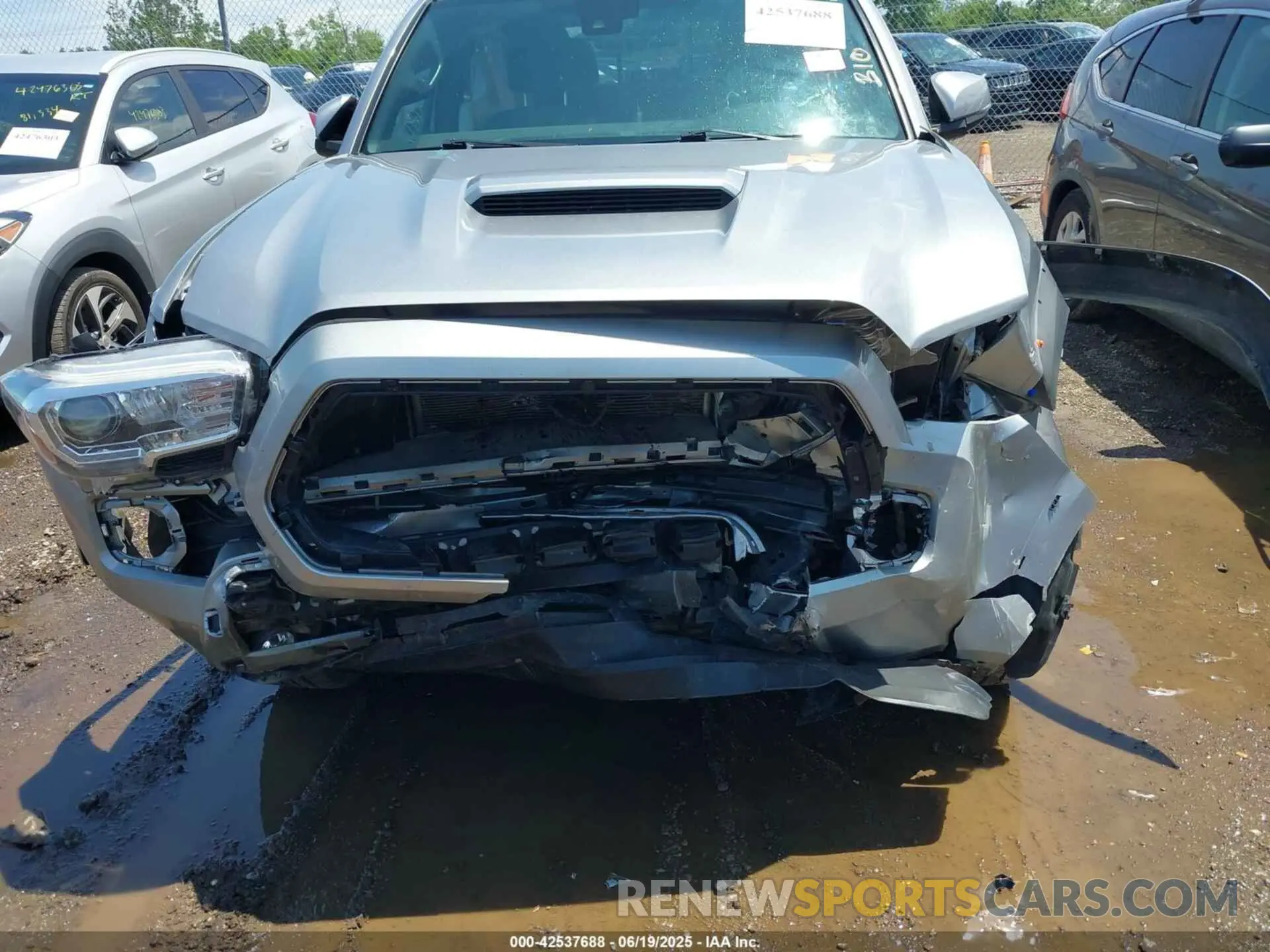 6 fotografías del automóvil dañado 3TMCZ5AN4MM413309 TOYOTA TACOMA 2021