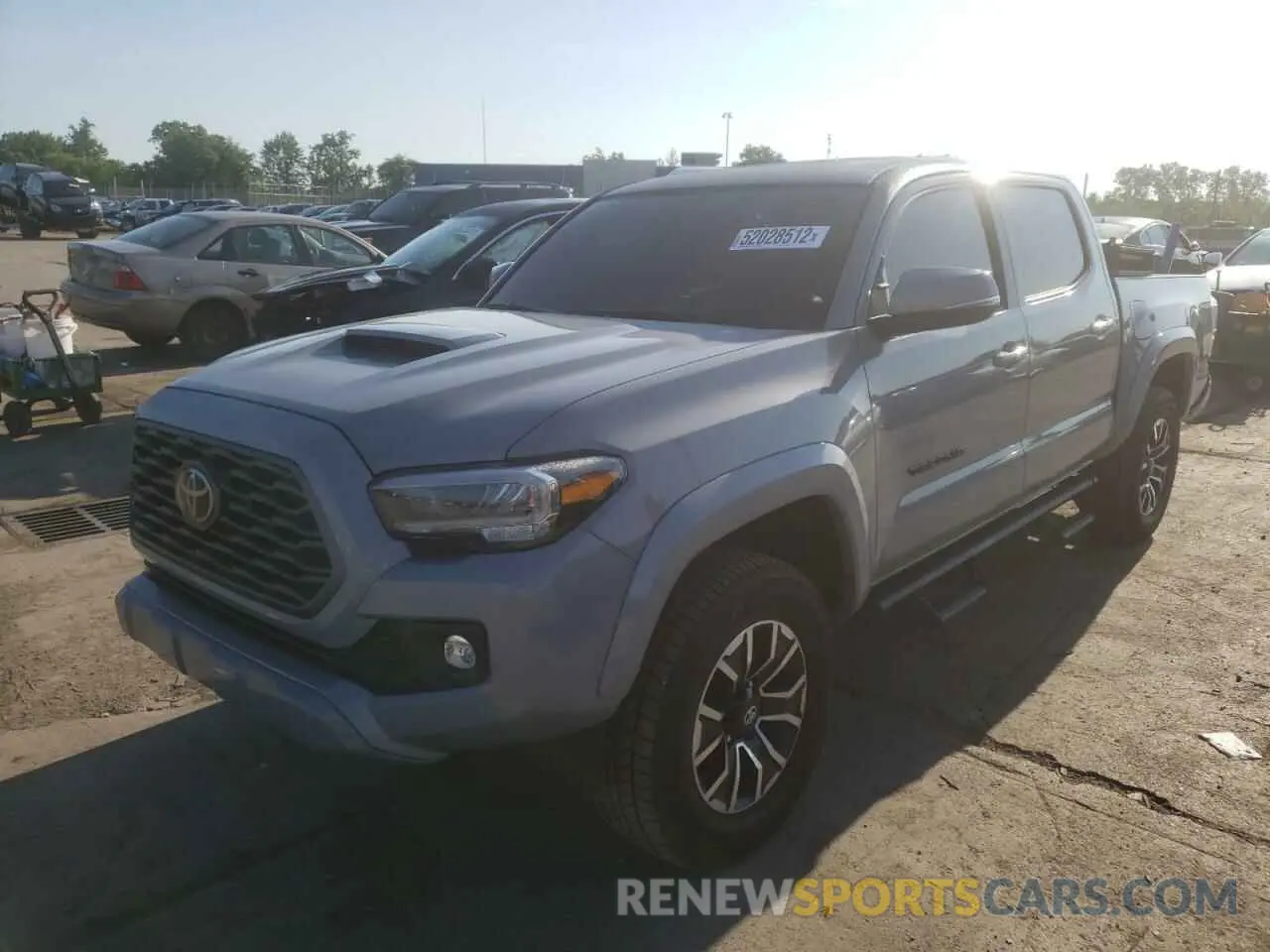 2 fotografías del automóvil dañado 3TMCZ5AN4MM425122 TOYOTA TACOMA 2021