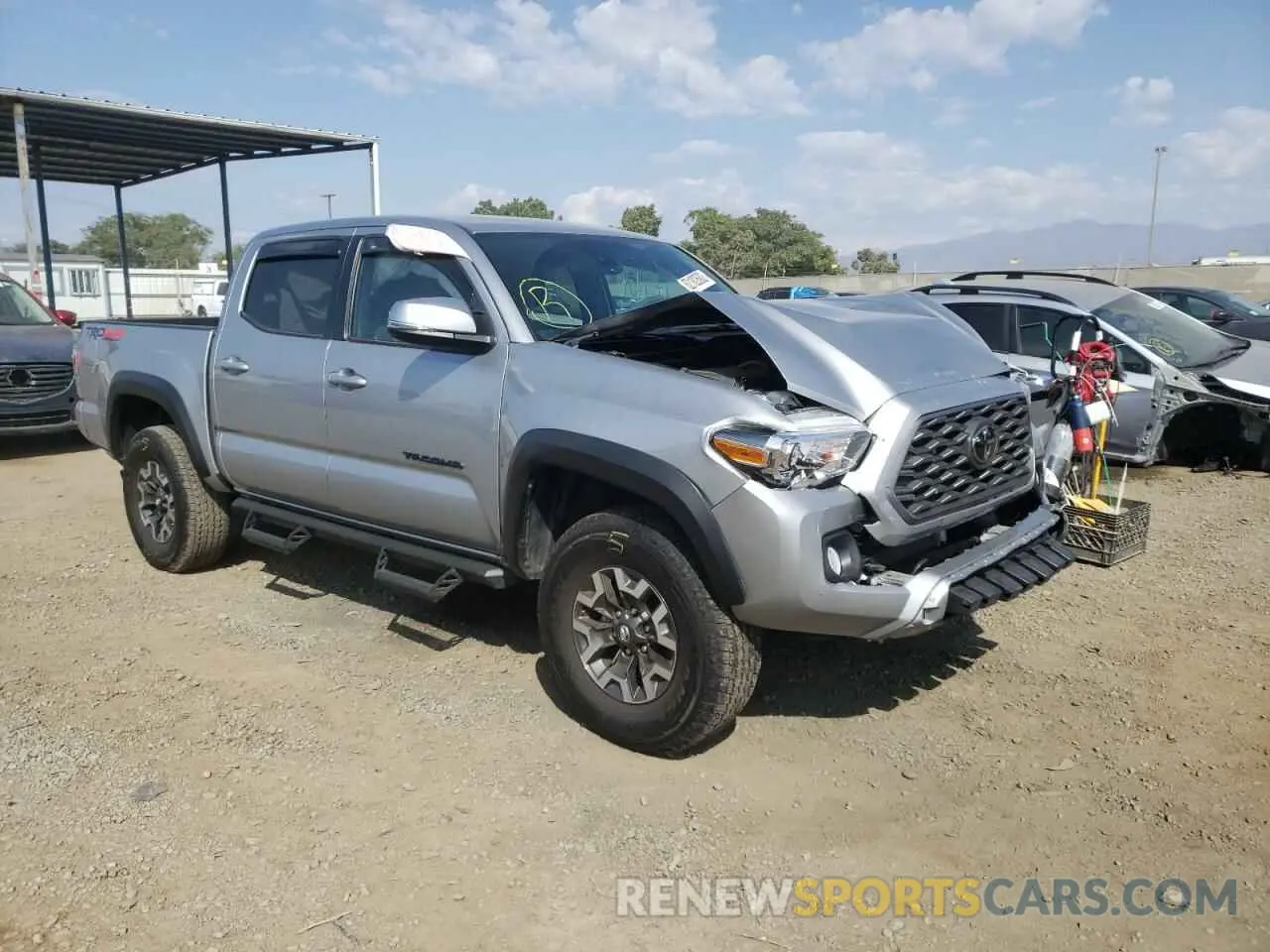 1 fotografías del automóvil dañado 3TMCZ5AN4MM426142 TOYOTA TACOMA 2021
