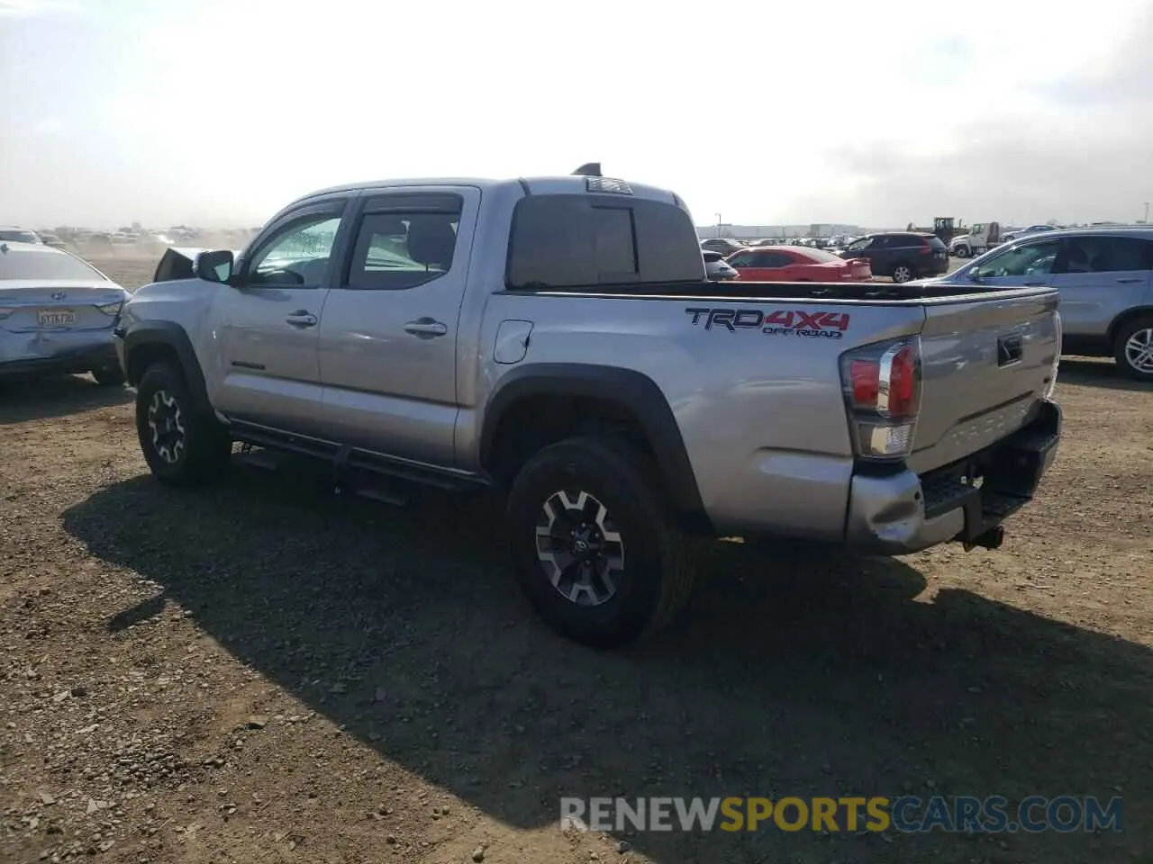 3 fotografías del automóvil dañado 3TMCZ5AN4MM426142 TOYOTA TACOMA 2021