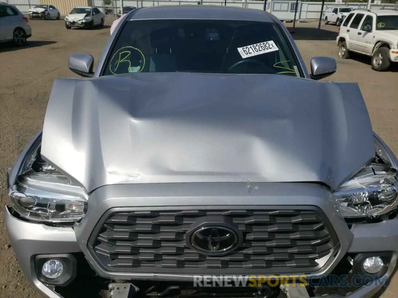 7 fotografías del automóvil dañado 3TMCZ5AN4MM426142 TOYOTA TACOMA 2021