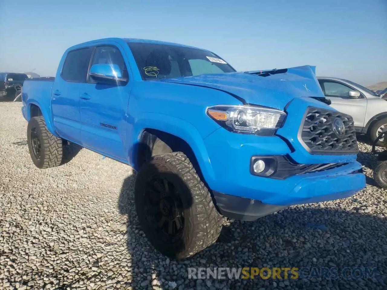 1 fotografías del automóvil dañado 3TMCZ5AN4MM429512 TOYOTA TACOMA 2021