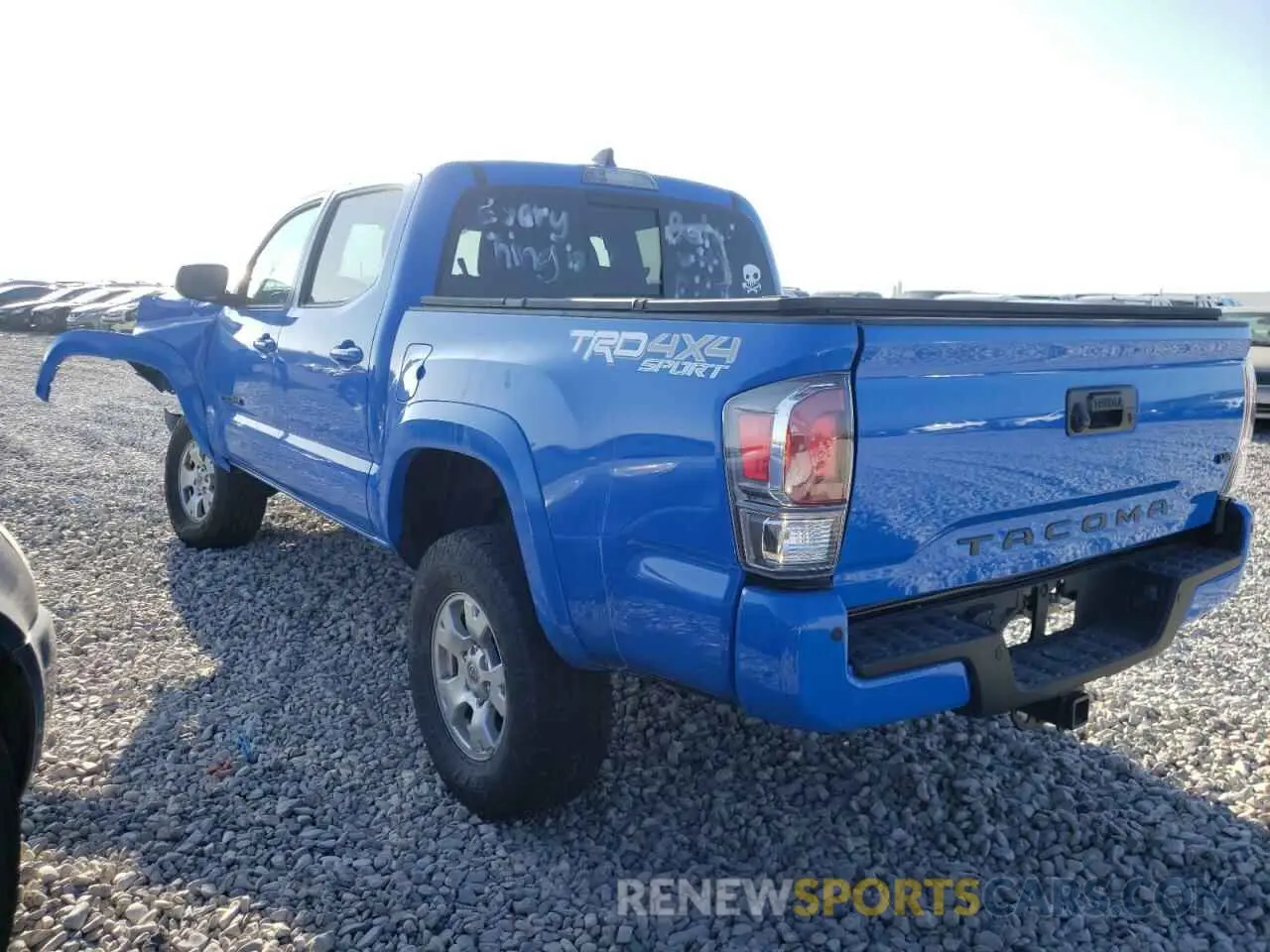 3 fotografías del automóvil dañado 3TMCZ5AN4MM429512 TOYOTA TACOMA 2021
