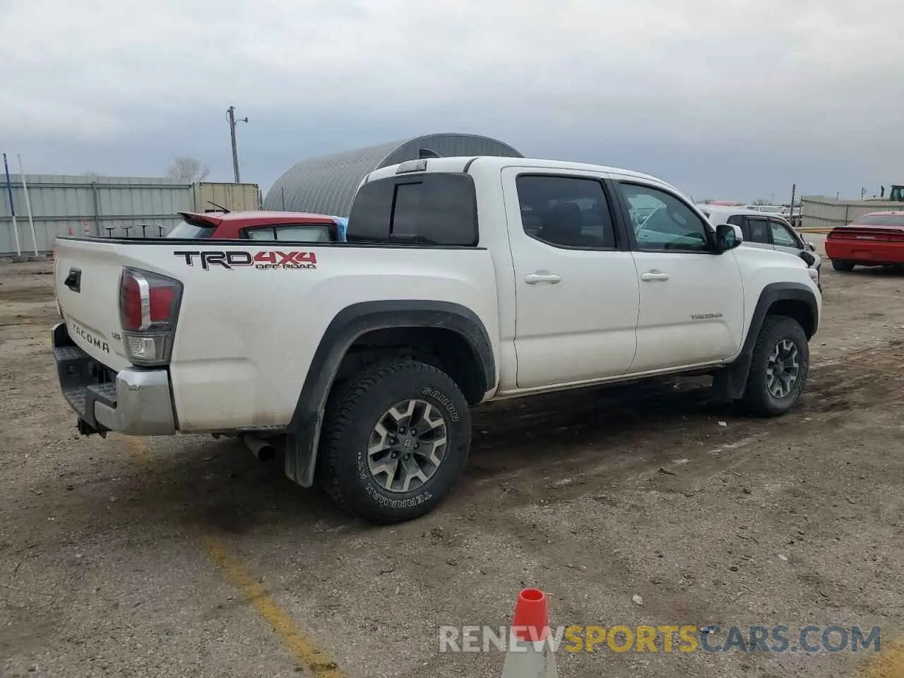 3 fotografías del automóvil dañado 3TMCZ5AN4MM431874 TOYOTA TACOMA 2021
