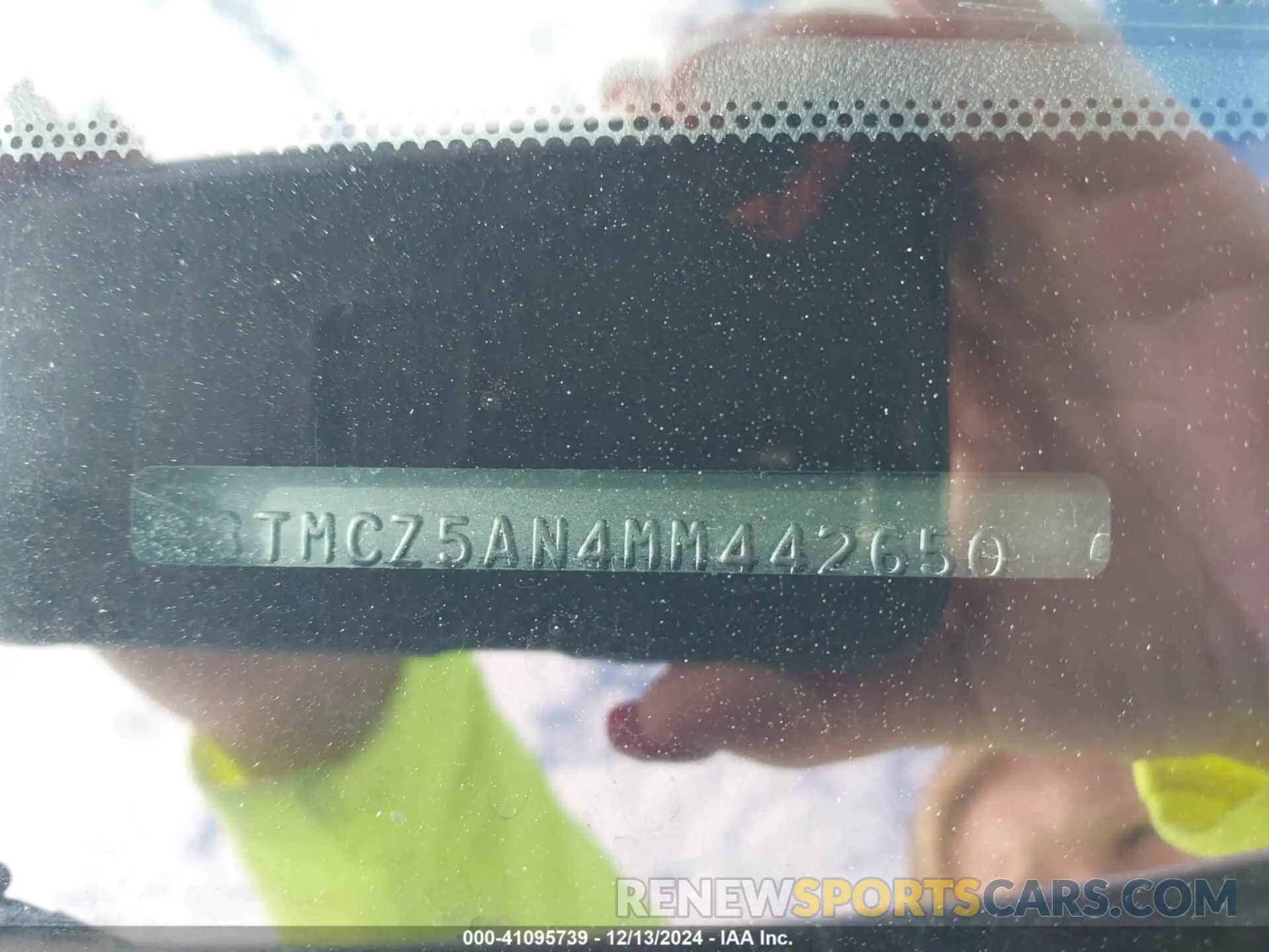 9 fotografías del automóvil dañado 3TMCZ5AN4MM442650 TOYOTA TACOMA 2021