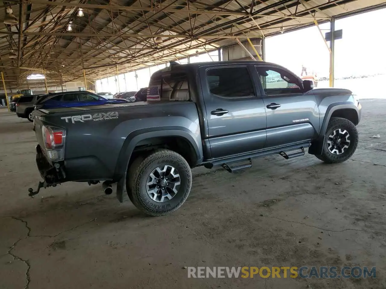 3 fotografías del automóvil dañado 3TMCZ5AN4MM451462 TOYOTA TACOMA 2021