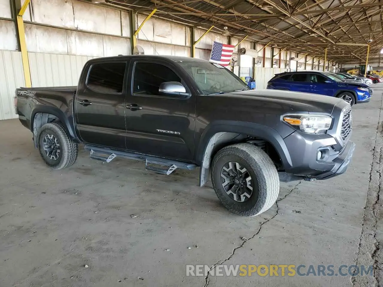 4 fotografías del automóvil dañado 3TMCZ5AN4MM451462 TOYOTA TACOMA 2021