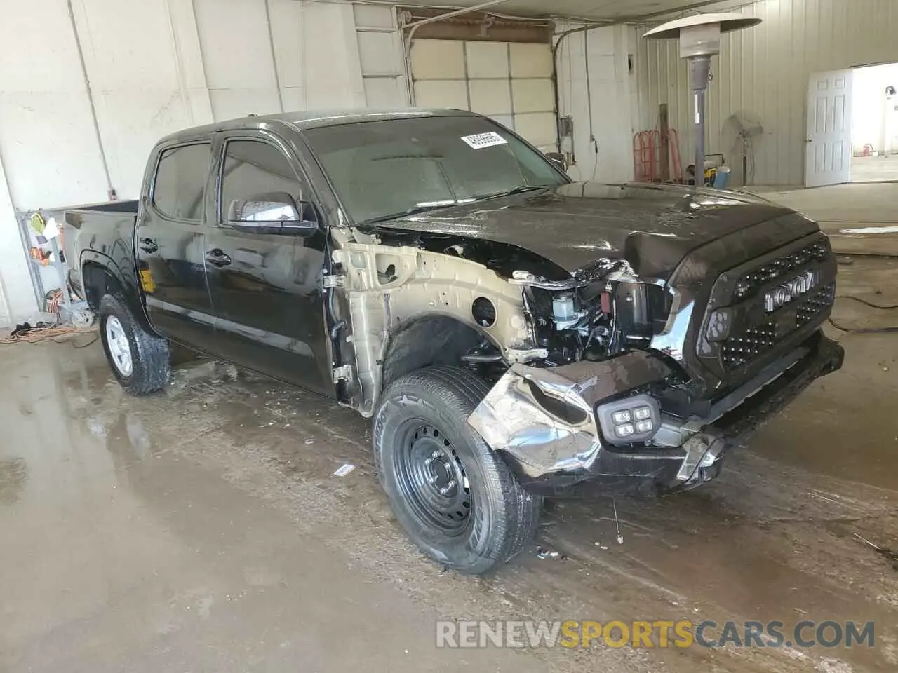 4 fotografías del automóvil dañado 3TMCZ5AN5MM391367 TOYOTA TACOMA 2021