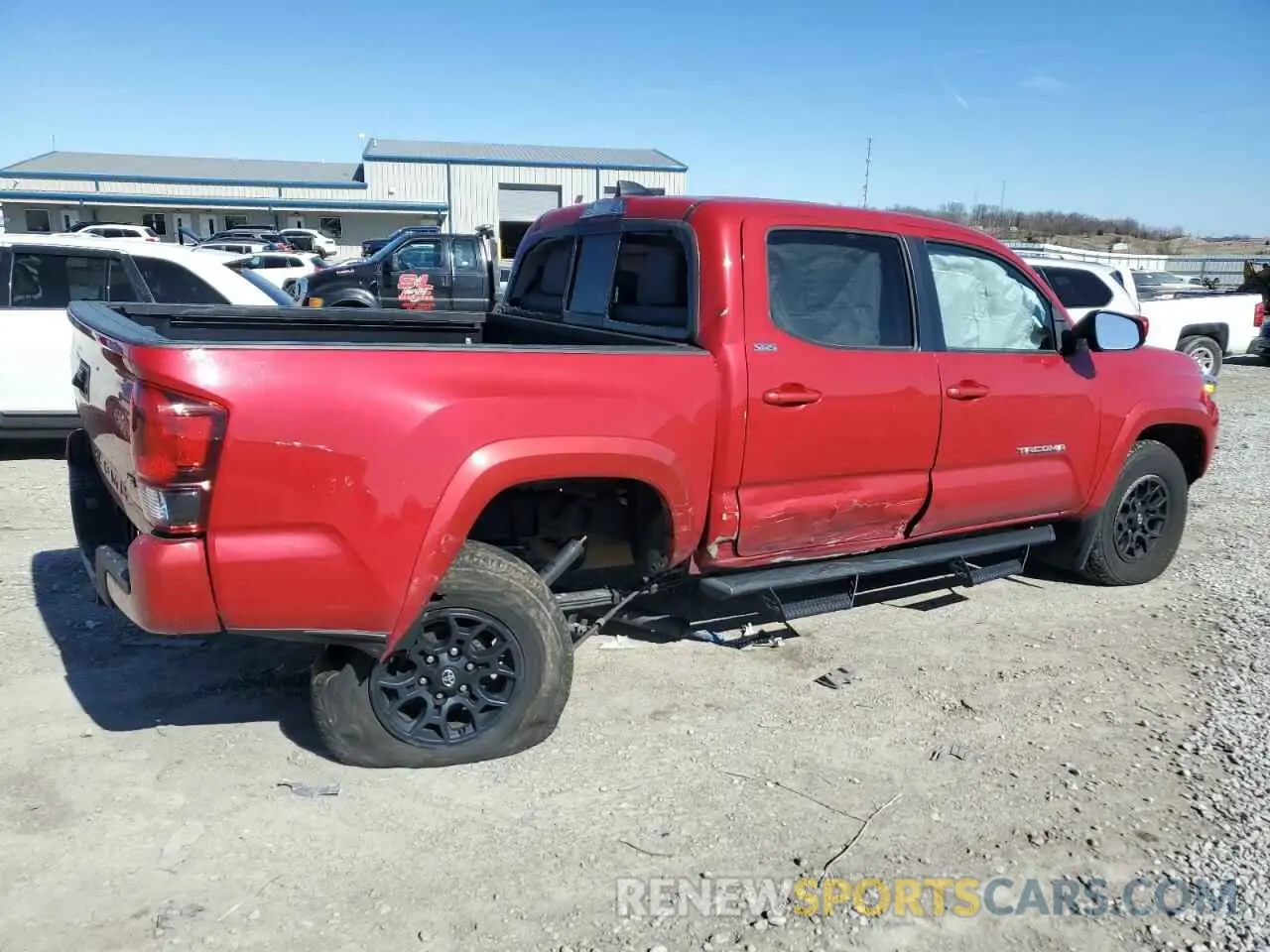 3 fotografías del automóvil dañado 3TMCZ5AN5MM435562 TOYOTA TACOMA 2021