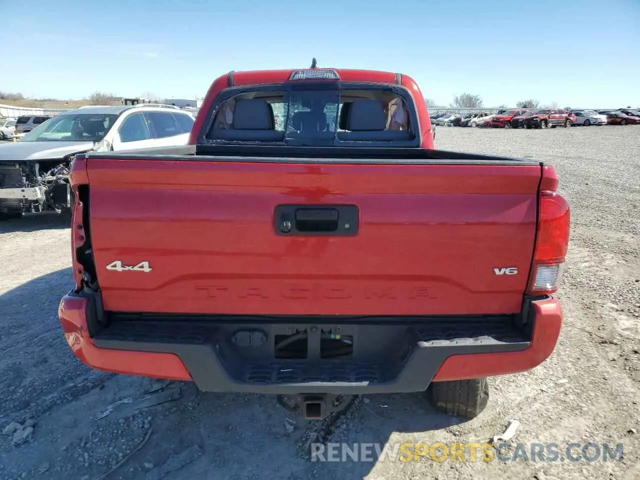 6 fotografías del automóvil dañado 3TMCZ5AN5MM435562 TOYOTA TACOMA 2021