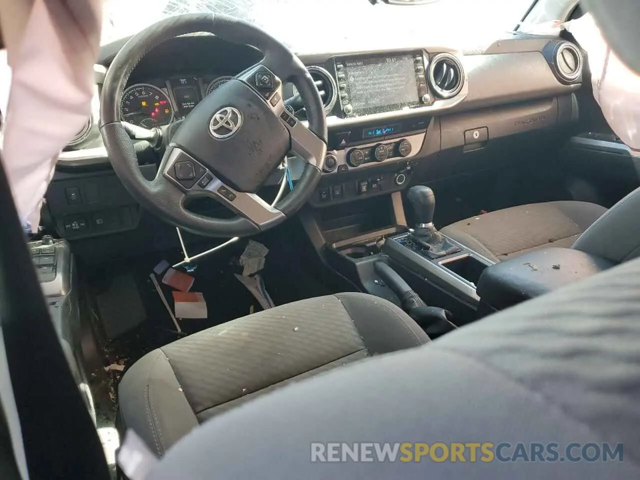 8 fotografías del automóvil dañado 3TMCZ5AN5MM435562 TOYOTA TACOMA 2021