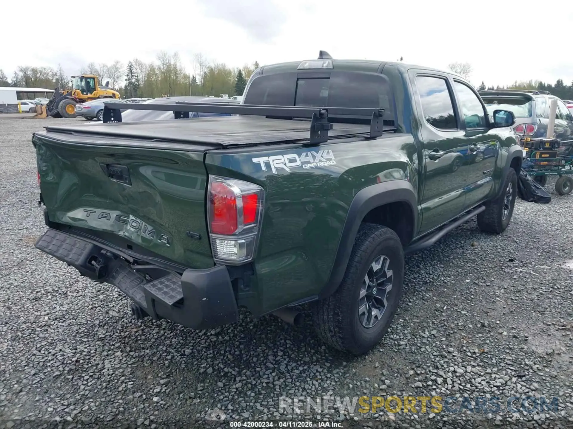 4 fotografías del automóvil dañado 3TMCZ5AN5MM437358 TOYOTA TACOMA 2021