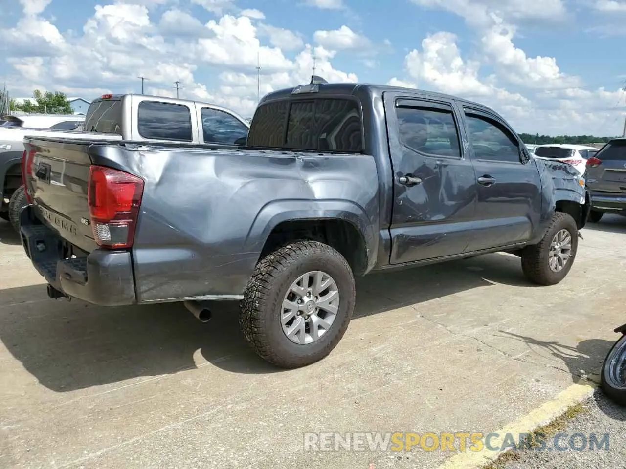 3 fotografías del automóvil dañado 3TMCZ5AN5MM447761 TOYOTA TACOMA 2021