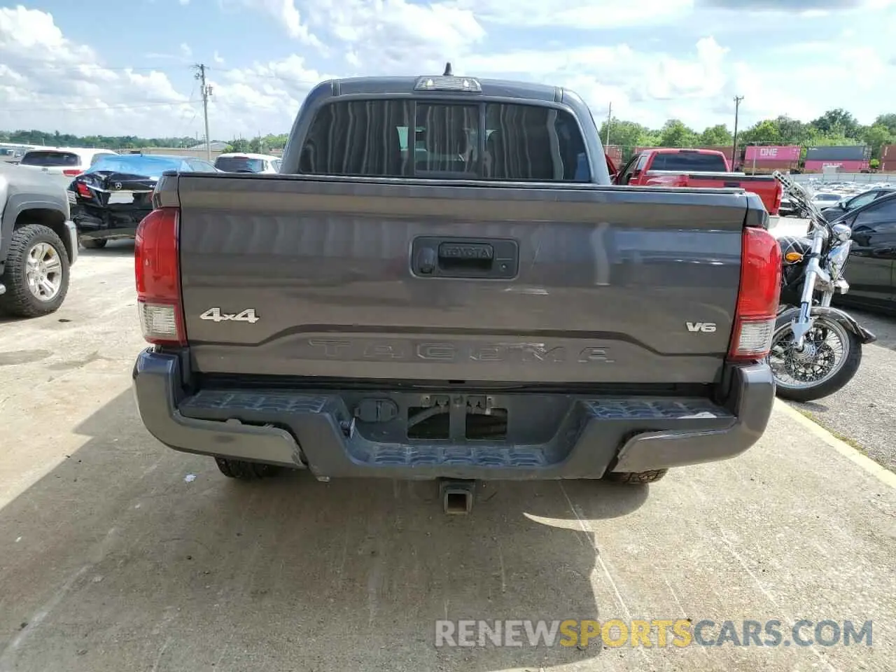 6 fotografías del automóvil dañado 3TMCZ5AN5MM447761 TOYOTA TACOMA 2021