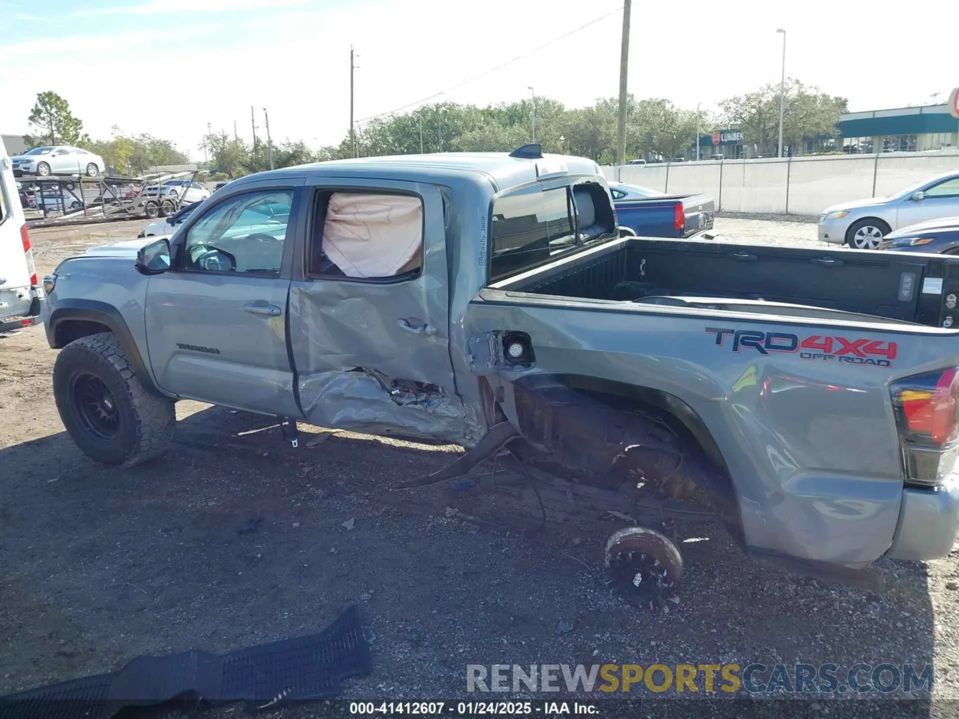 14 fotografías del automóvil dañado 3TMCZ5AN6MM373024 TOYOTA TACOMA 2021