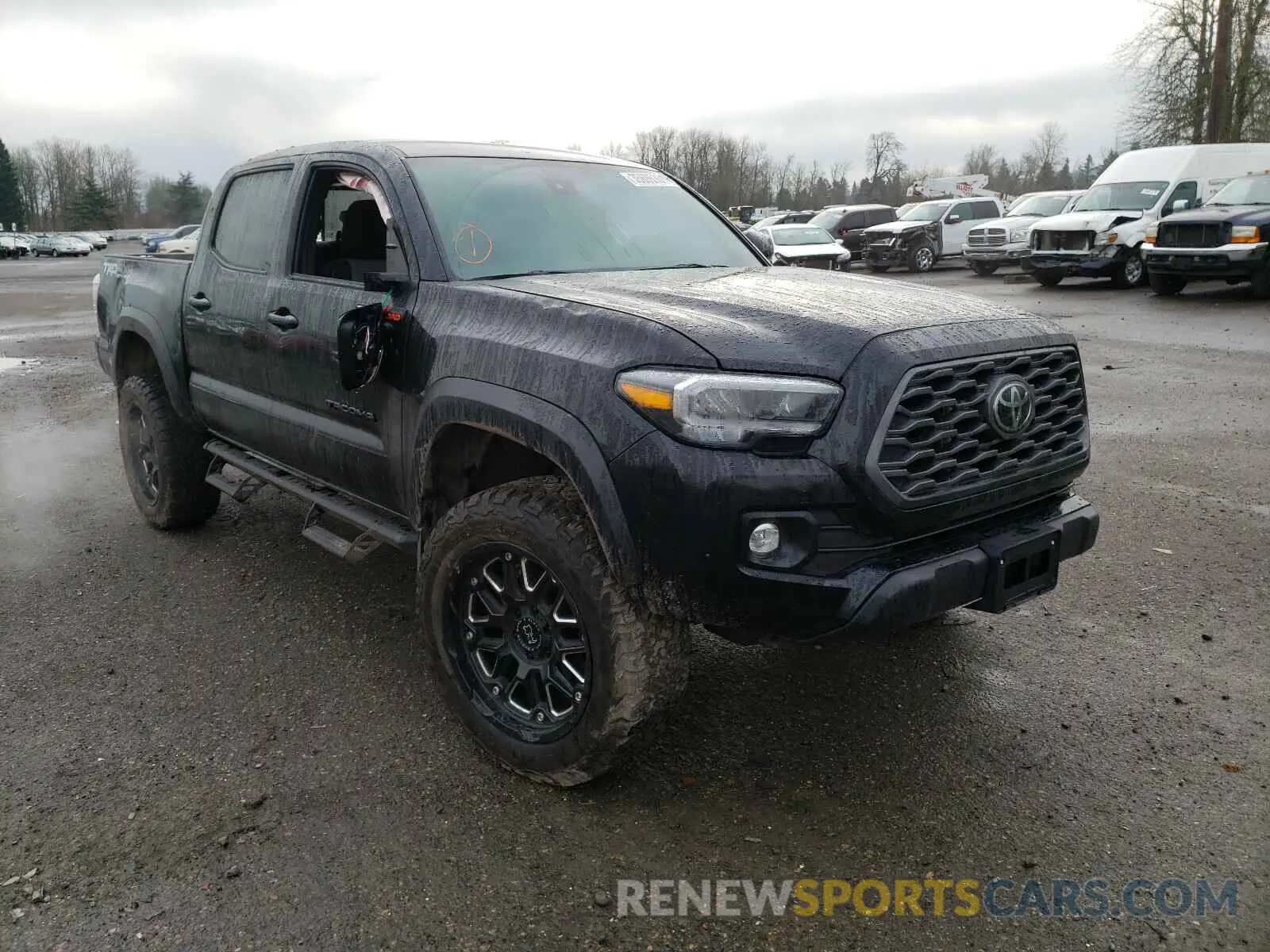 1 fotografías del automóvil dañado 3TMCZ5AN6MM373685 TOYOTA TACOMA 2021