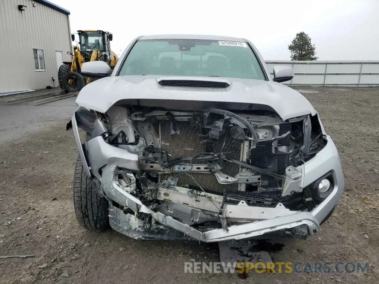 5 fotografías del automóvil dañado 3TMCZ5AN6MM386582 TOYOTA TACOMA 2021