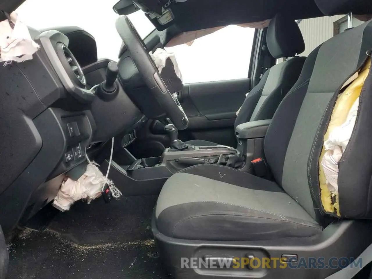 7 fotografías del automóvil dañado 3TMCZ5AN6MM386582 TOYOTA TACOMA 2021