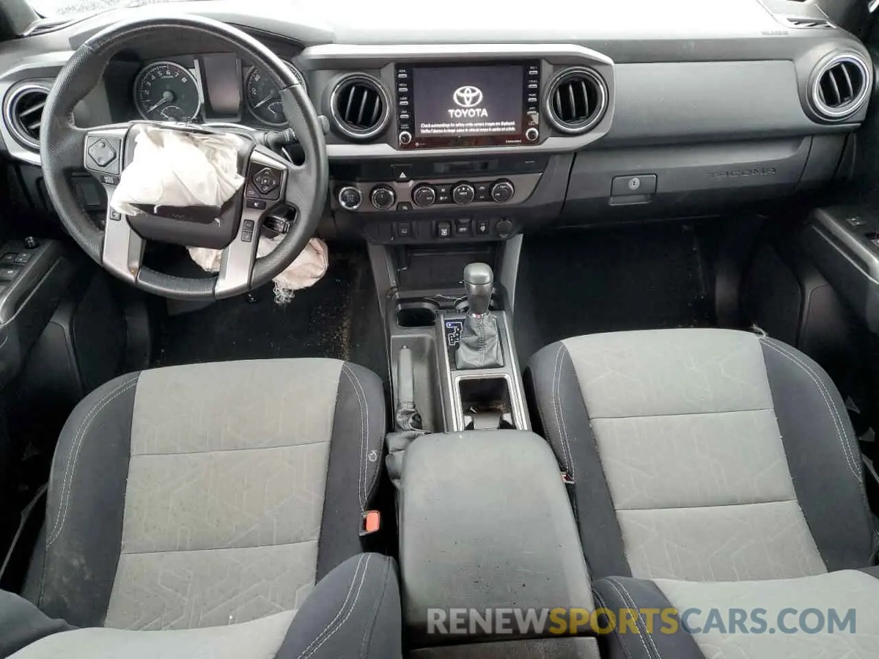 8 fotografías del automóvil dañado 3TMCZ5AN6MM386582 TOYOTA TACOMA 2021