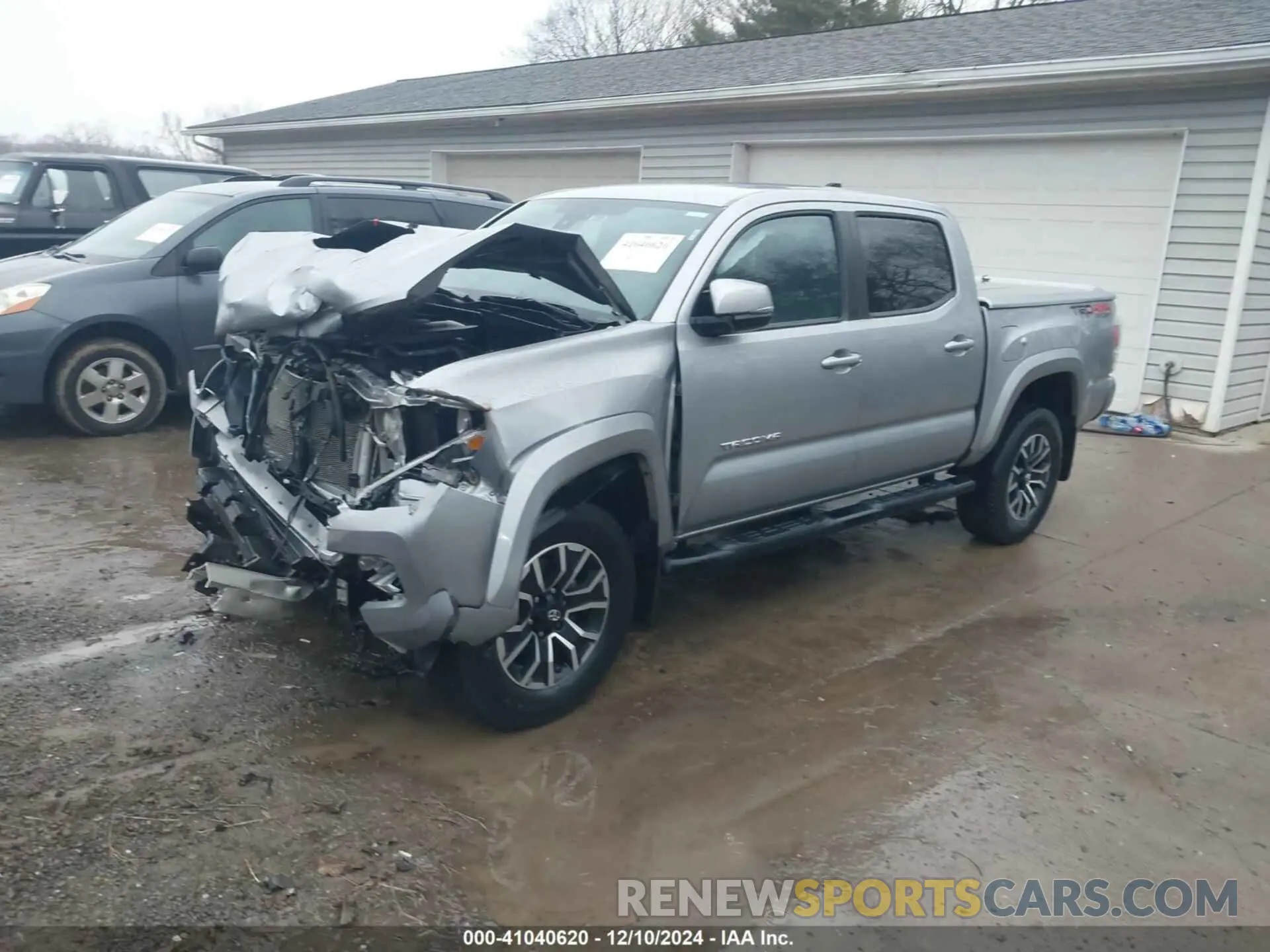 2 fotografías del automóvil dañado 3TMCZ5AN6MM387151 TOYOTA TACOMA 2021