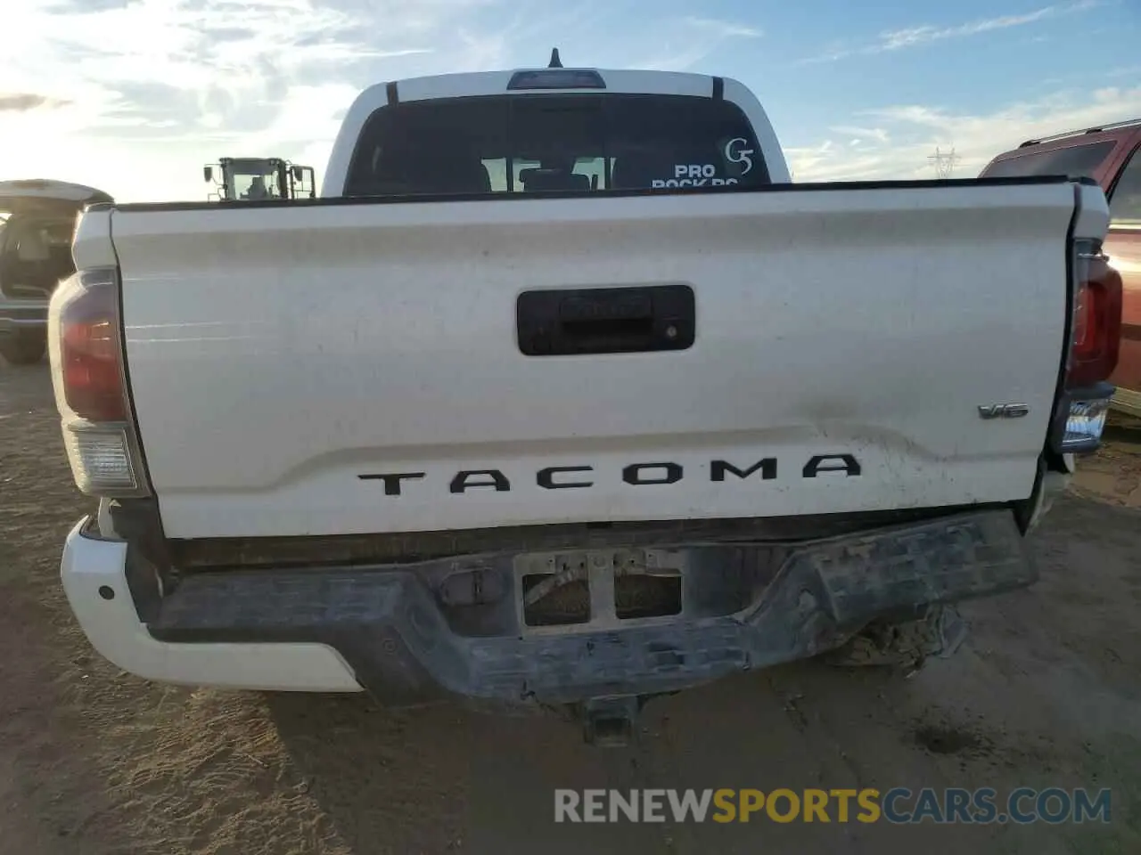 6 fotografías del automóvil dañado 3TMCZ5AN6MM391930 TOYOTA TACOMA 2021