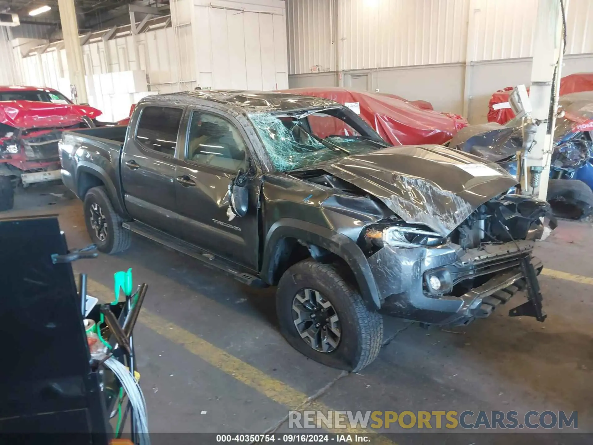 1 fotografías del automóvil dañado 3TMCZ5AN6MM397663 TOYOTA TACOMA 2021
