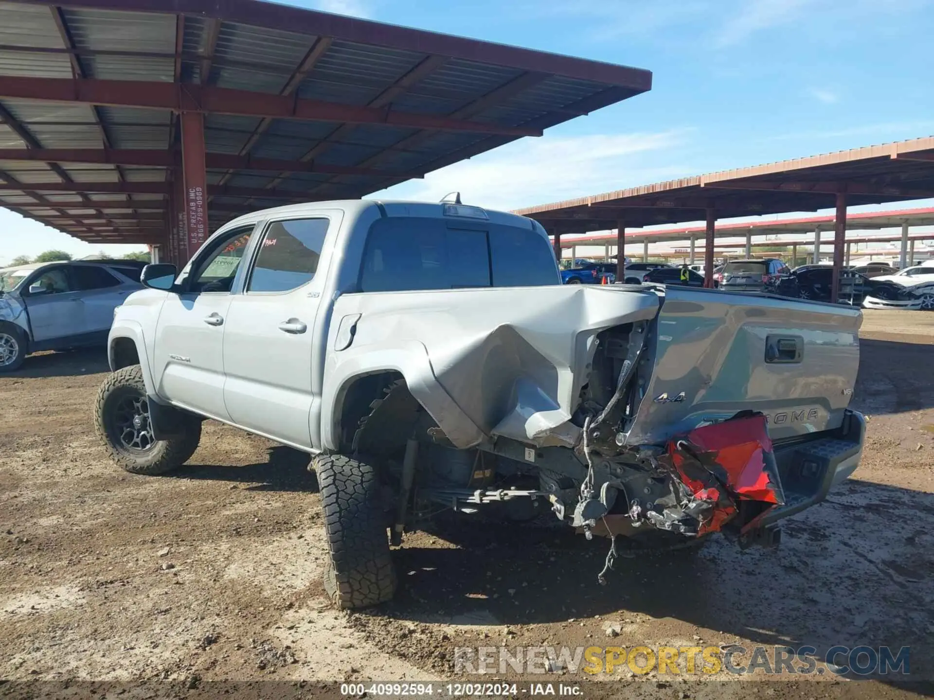3 fotografías del automóvil dañado 3TMCZ5AN6MM400870 TOYOTA TACOMA 2021