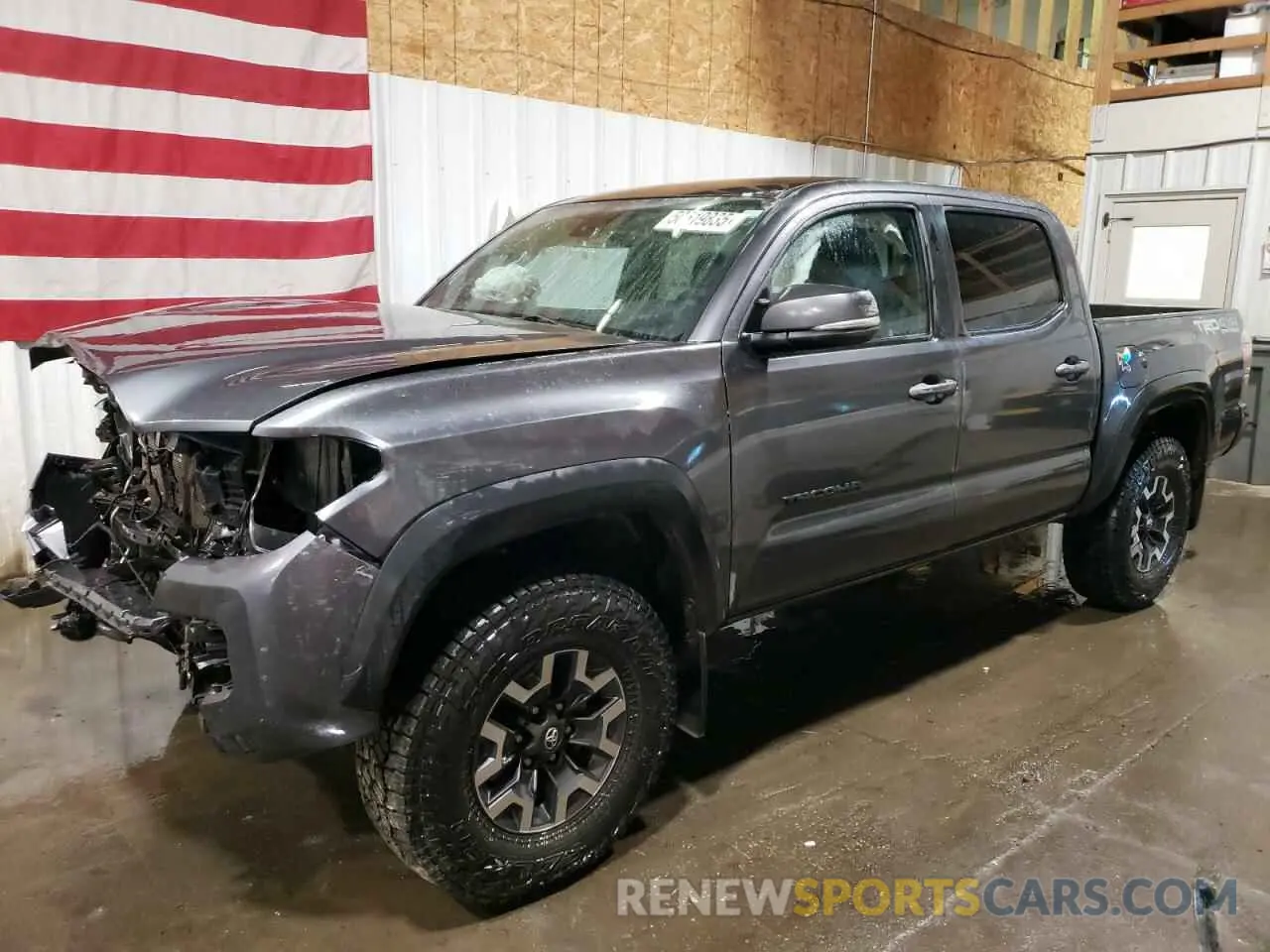 1 fotografías del automóvil dañado 3TMCZ5AN6MM420150 TOYOTA TACOMA 2021