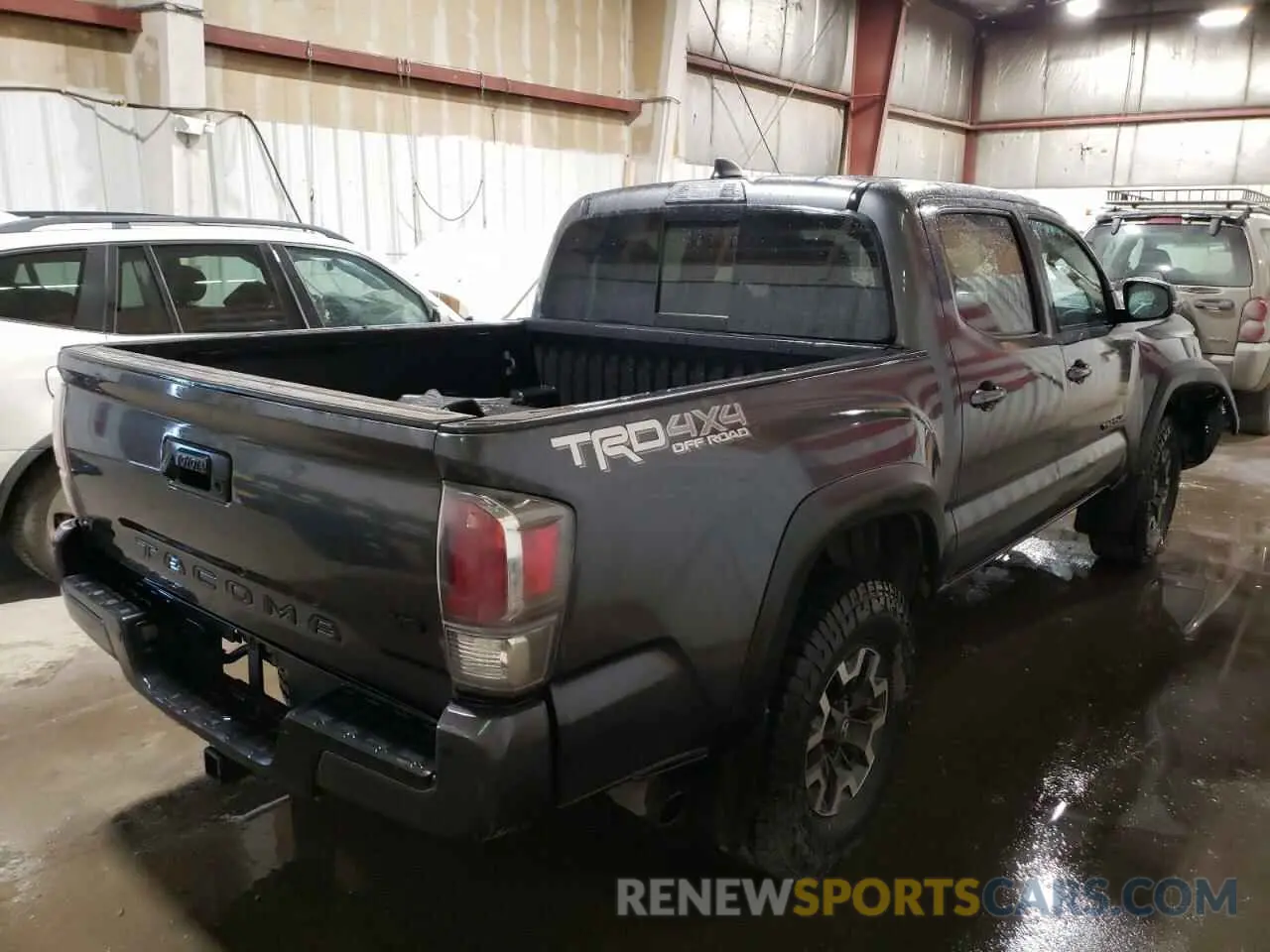 3 fotografías del automóvil dañado 3TMCZ5AN6MM420150 TOYOTA TACOMA 2021