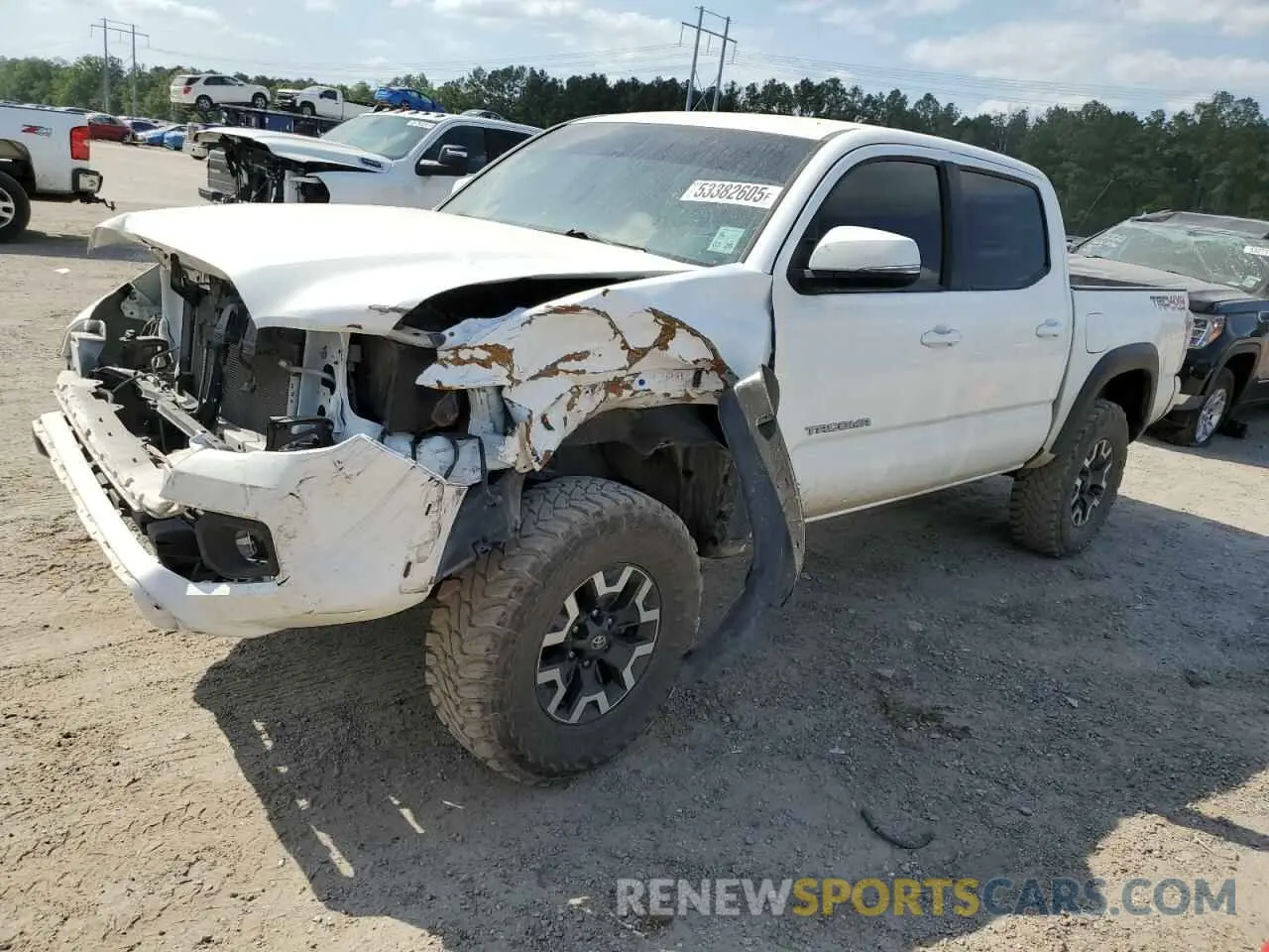 1 fotografías del automóvil dañado 3TMCZ5AN6MM423484 TOYOTA TACOMA 2021