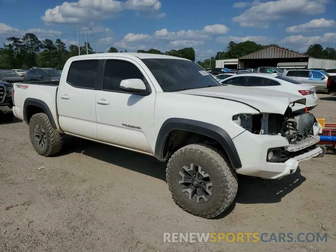 4 fotografías del automóvil dañado 3TMCZ5AN6MM423484 TOYOTA TACOMA 2021