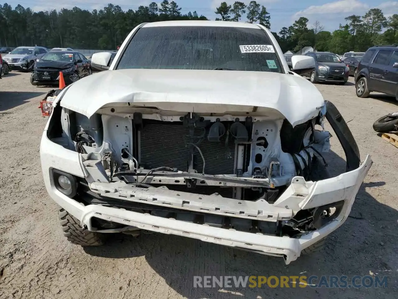5 fotografías del automóvil dañado 3TMCZ5AN6MM423484 TOYOTA TACOMA 2021