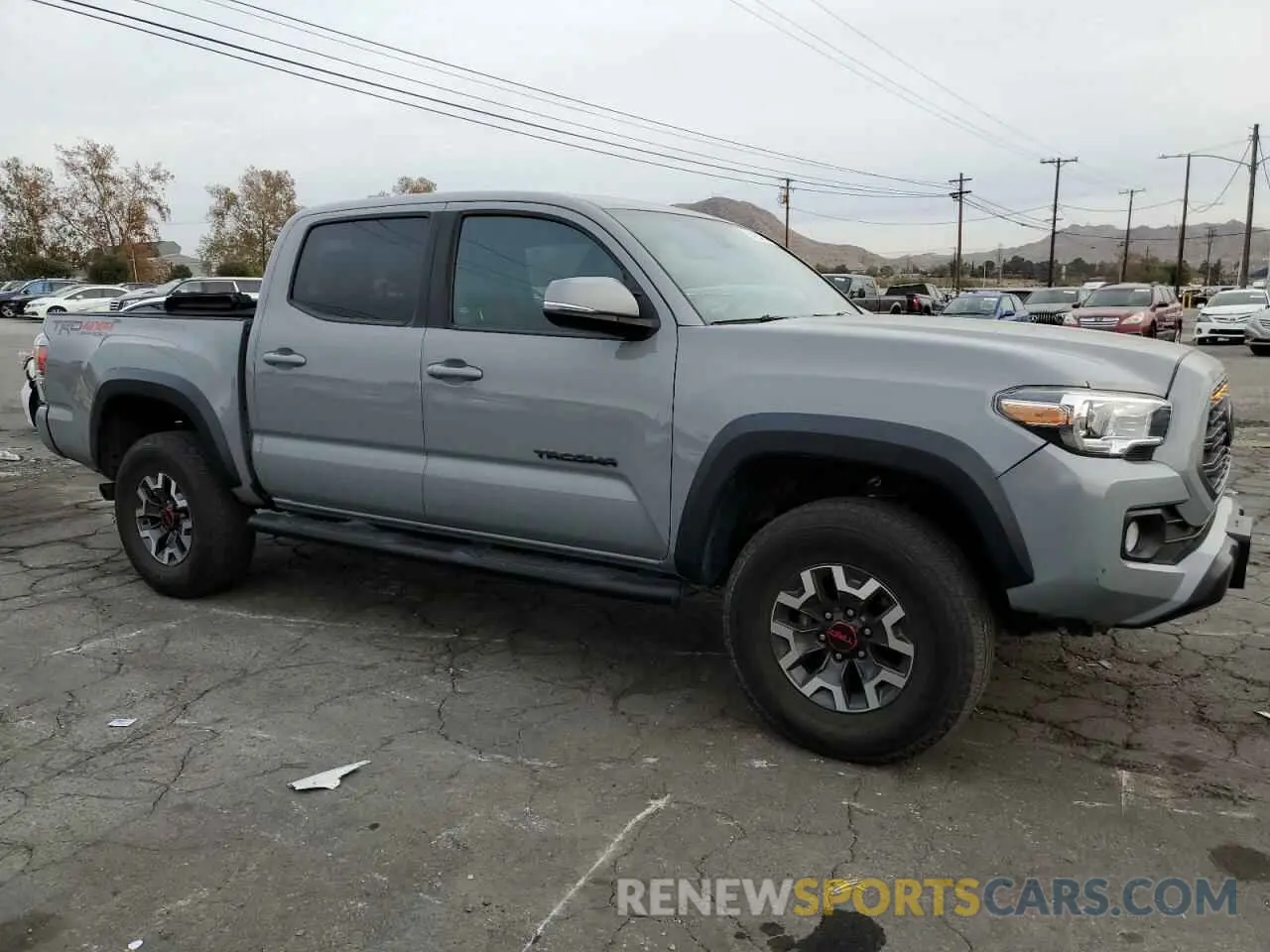 4 fotografías del automóvil dañado 3TMCZ5AN6MM430712 TOYOTA TACOMA 2021