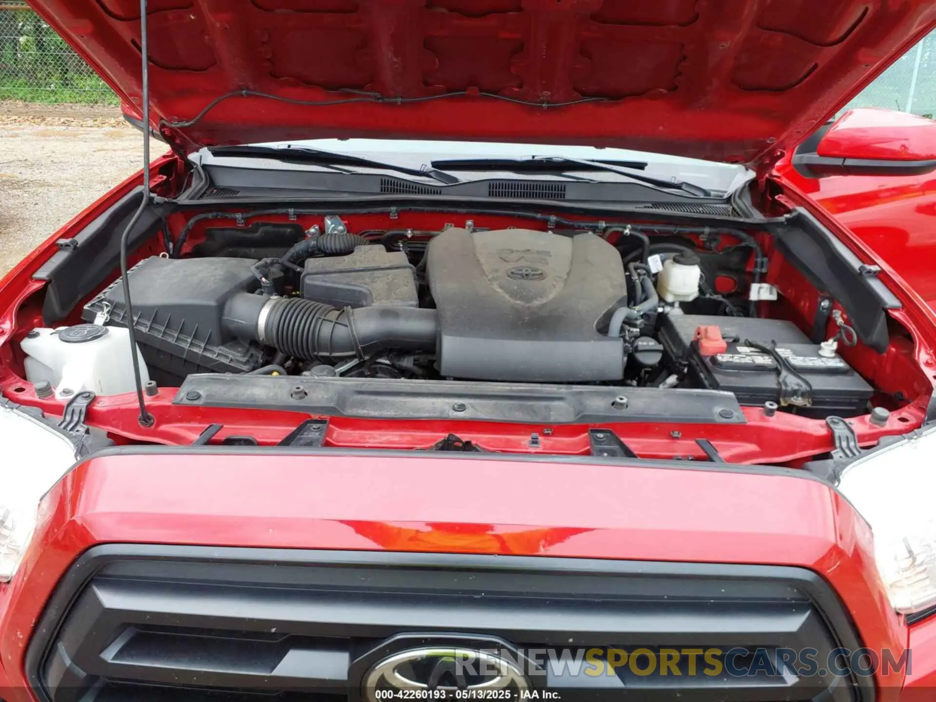 10 fotografías del automóvil dañado 3TMCZ5AN6MM444433 TOYOTA TACOMA 2021