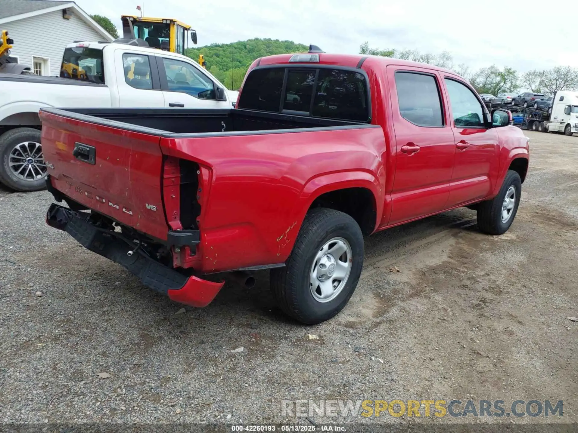 4 fotografías del automóvil dañado 3TMCZ5AN6MM444433 TOYOTA TACOMA 2021