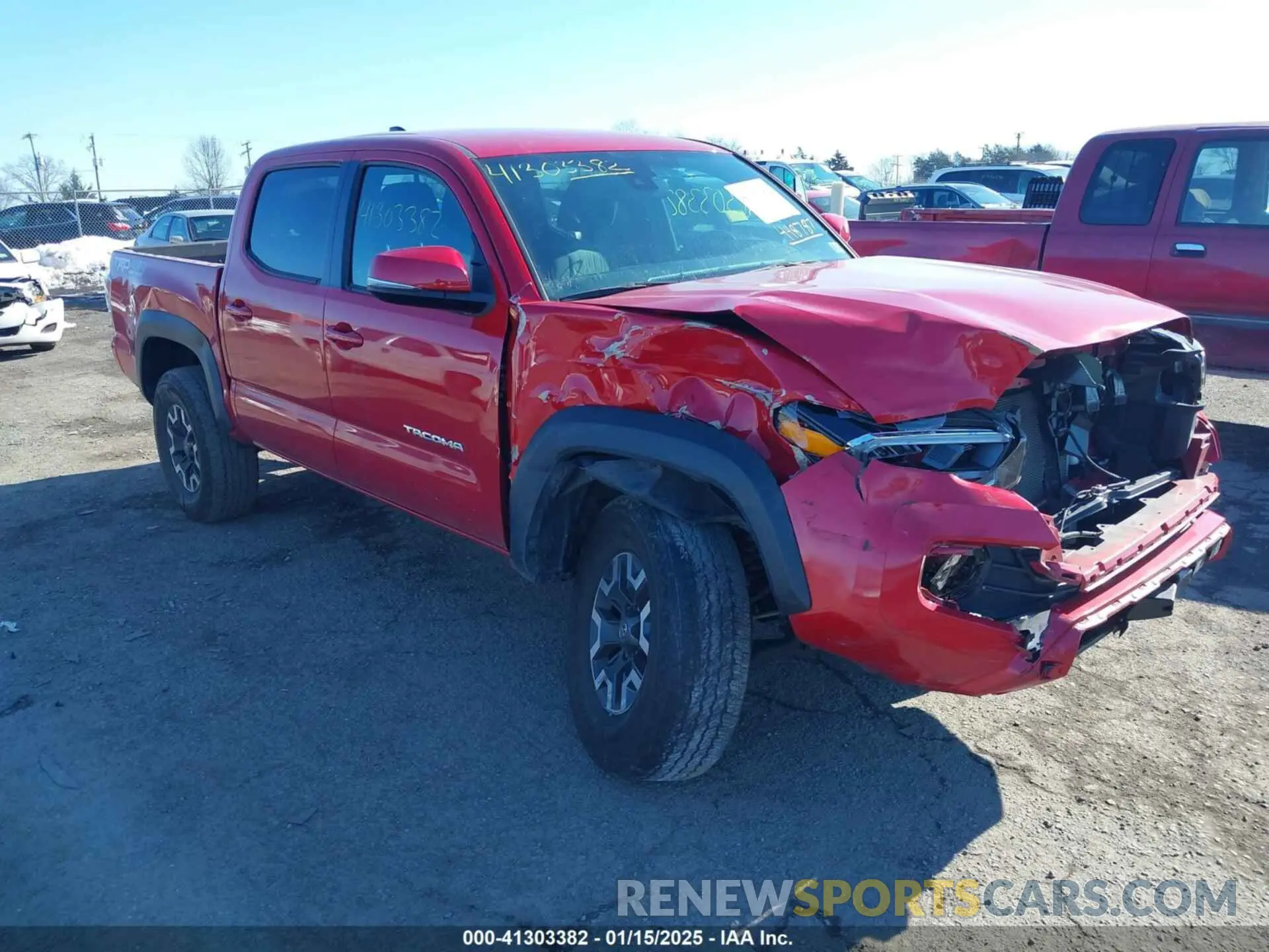 1 fotografías del automóvil dañado 3TMCZ5AN6MM448787 TOYOTA TACOMA 2021