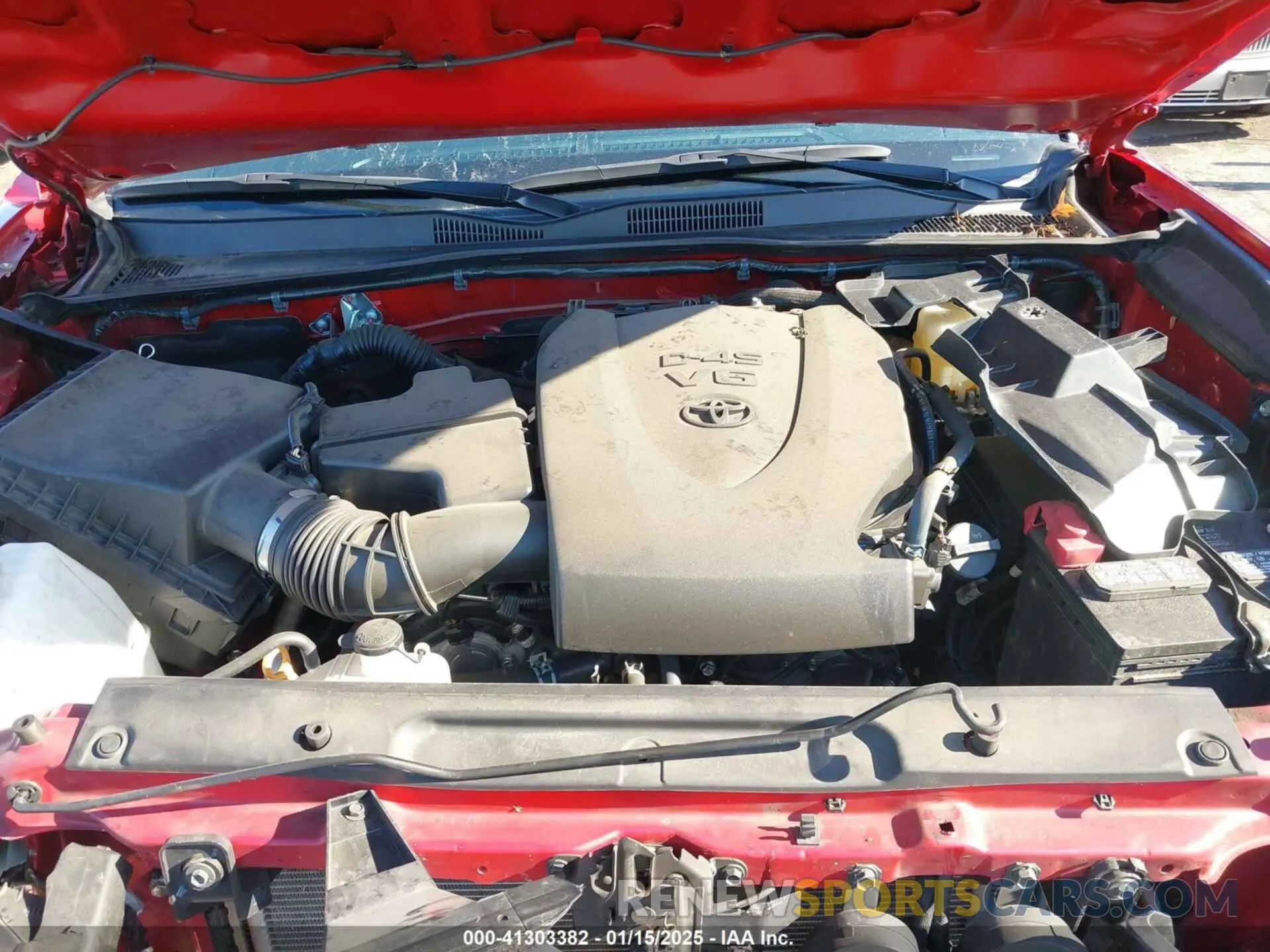 10 fotografías del automóvil dañado 3TMCZ5AN6MM448787 TOYOTA TACOMA 2021